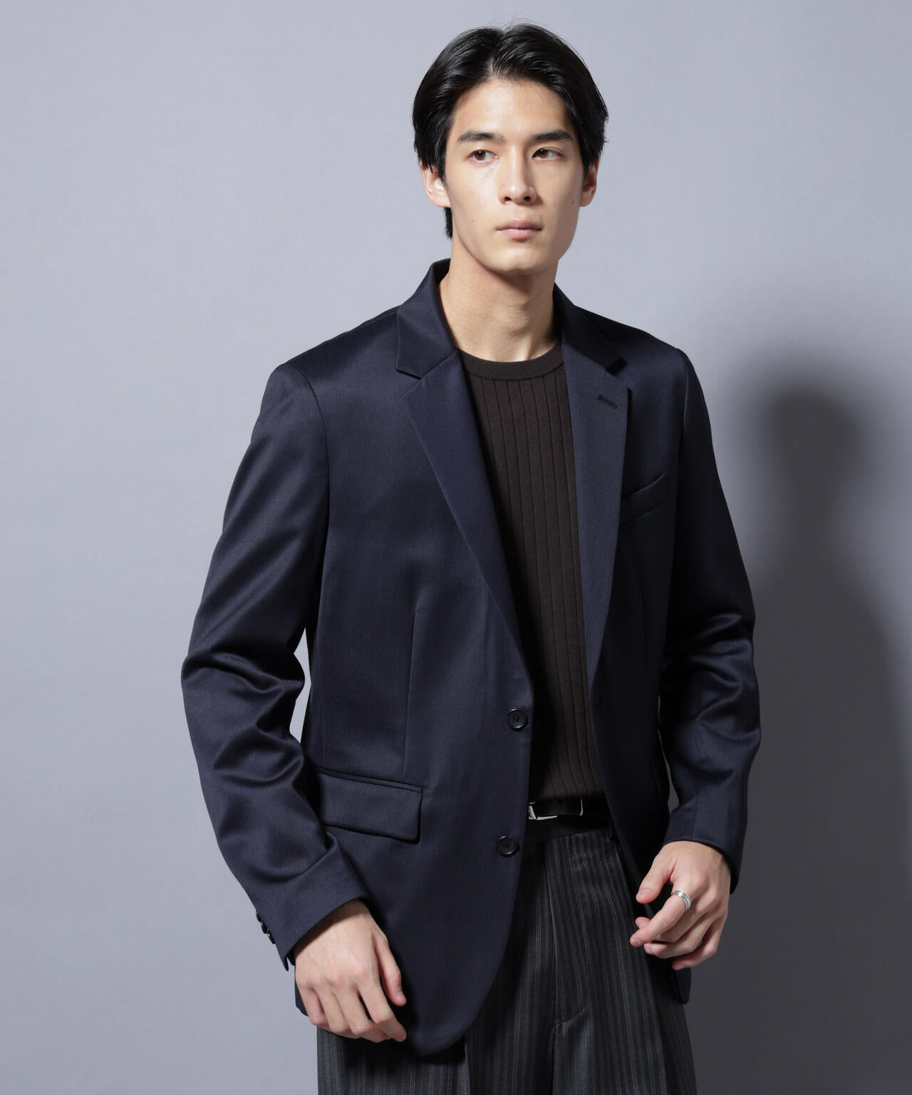 【大人気セットアップ】「Damerino Select」 ウールシルクベネシャンジャケット(セットアップ可) 6685217207