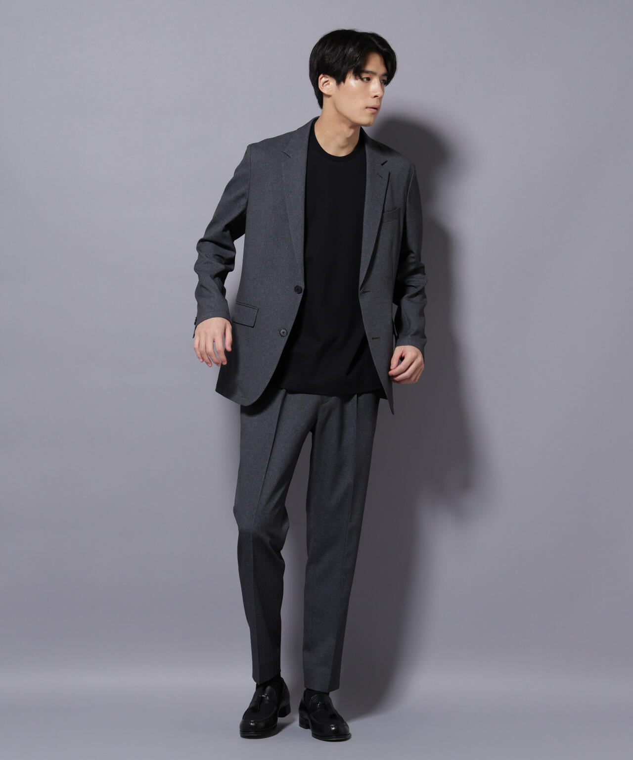 【大人気セットアップ】「Damerino」LANATEC(R)シャークスキンセットアップ防シワ形態安定 6685218201