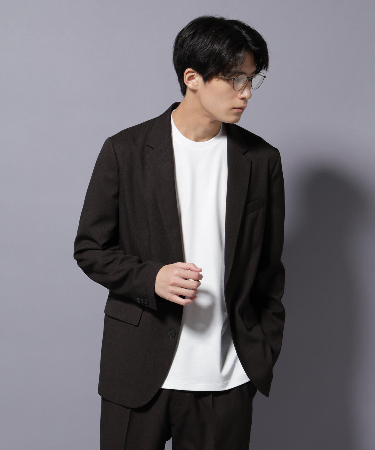 【大人気セットアップ】「Damerino」LANATEC(R)シャークスキンセットアップ防シワ形態安定 6685218201