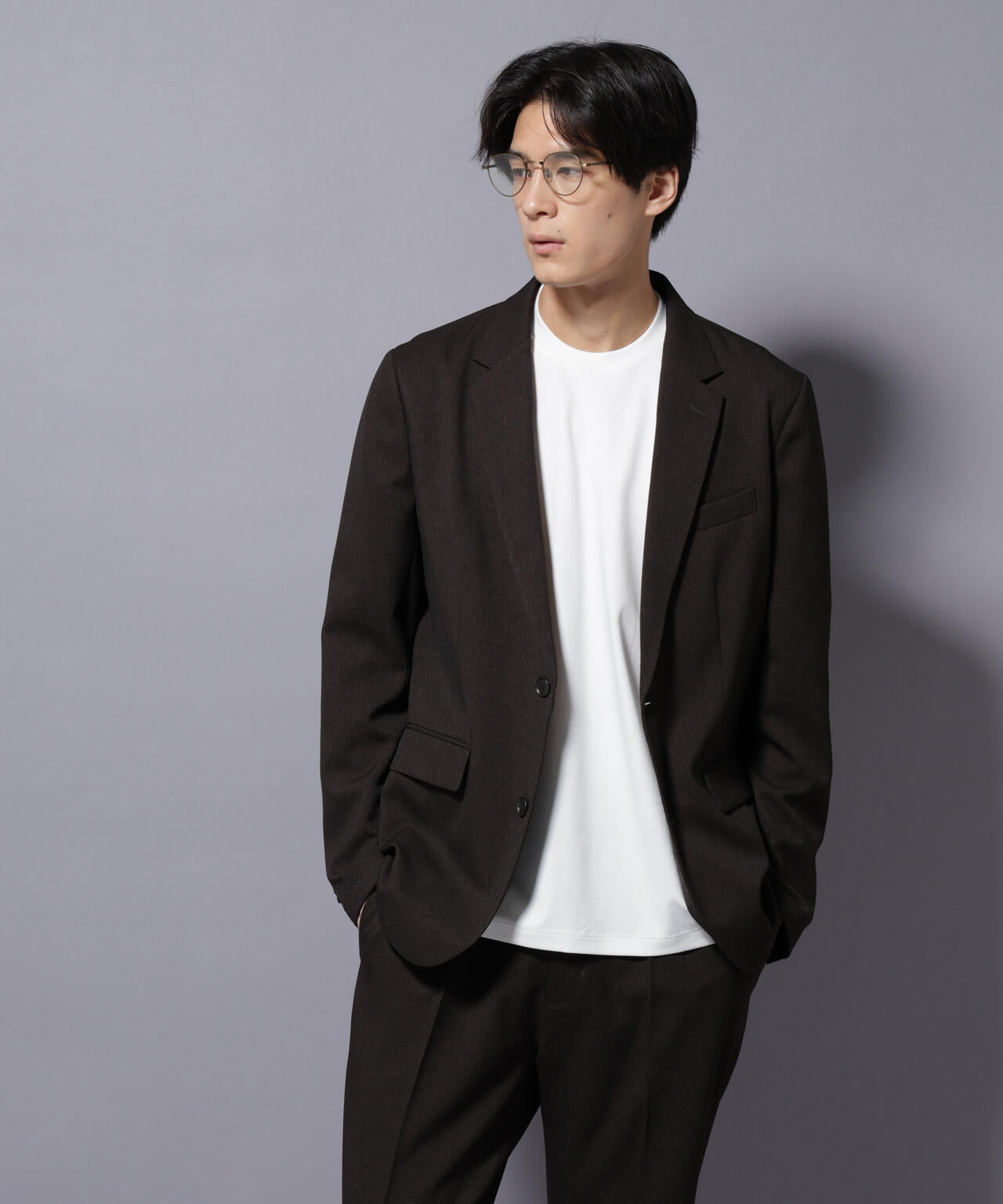 【大人気セットアップ】「Damerino」LANATEC(R)シャークスキンセットアップ防シワ形態安定 6685218201