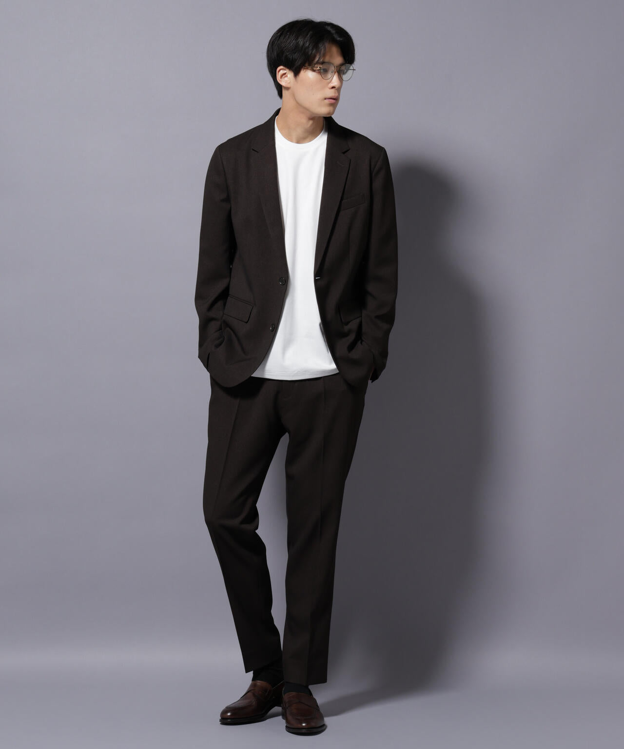 【大人気セットアップ】「Damerino」LANATEC(R)シャークスキンセットアップ防シワ形態安定 6685218201