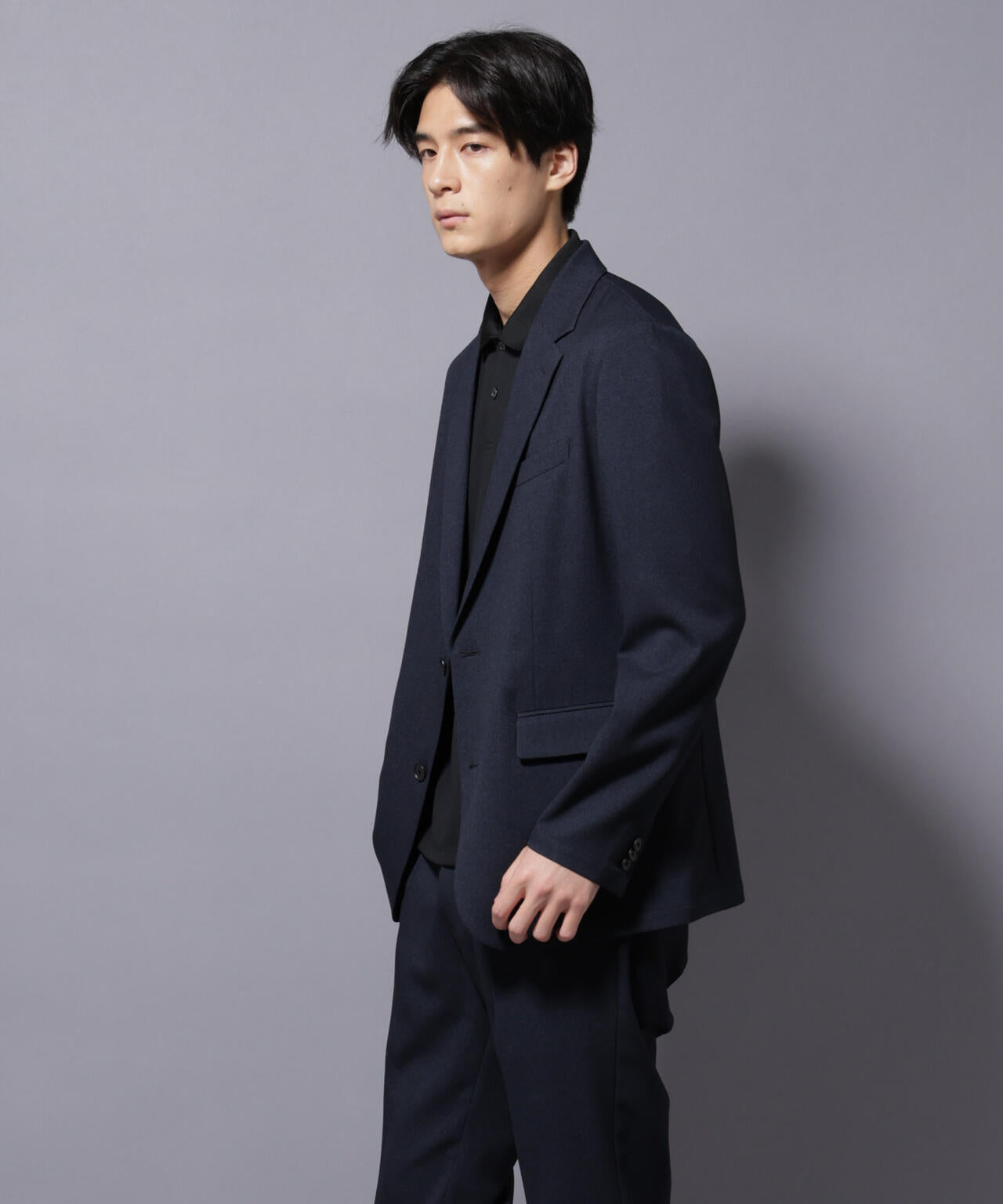 【大人気セットアップ】「Damerino」LANATEC(R)シャークスキンセットアップ防シワ形態安定 6685218201