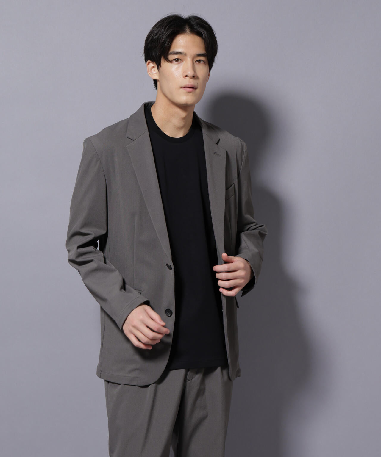 【大人気セットアップ】「Damerino」 ナイロンストレッチトリコットセットアップ 6685218203