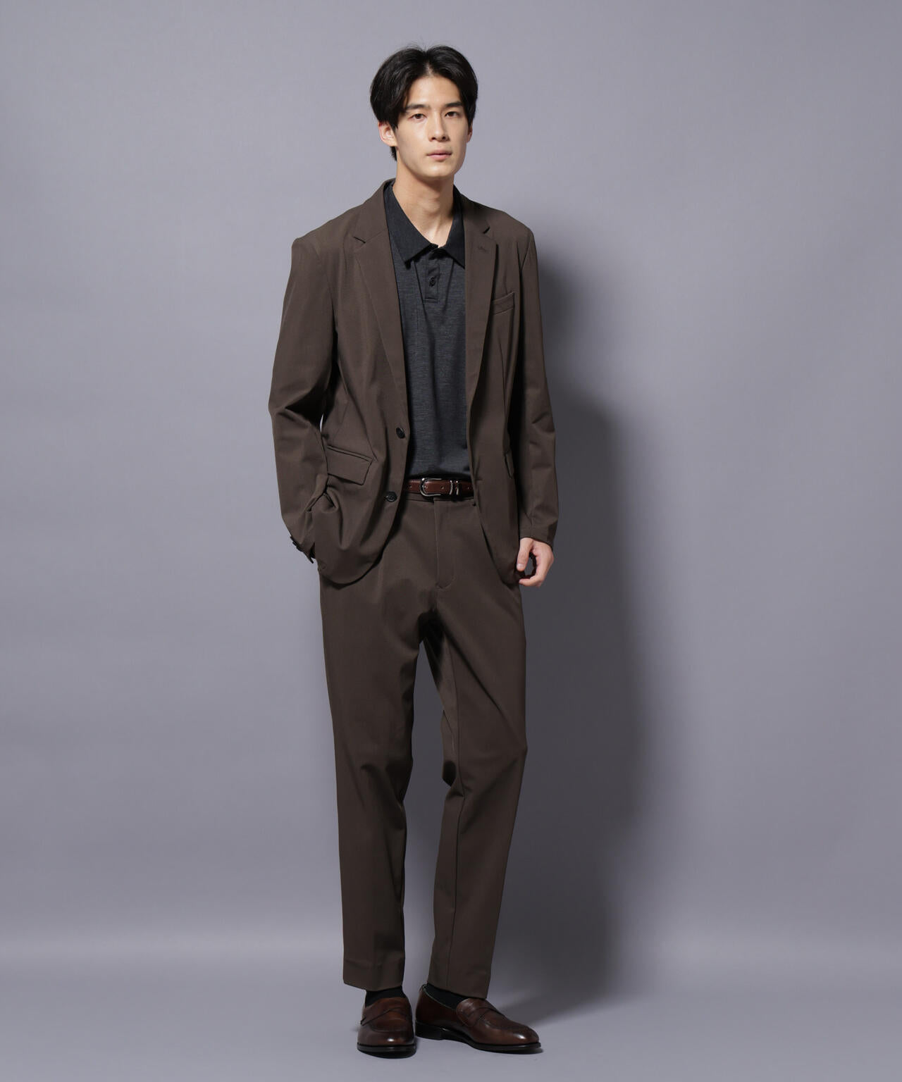 【大人気セットアップ】「Damerino」 ナイロンストレッチトリコットセットアップ 6685218203