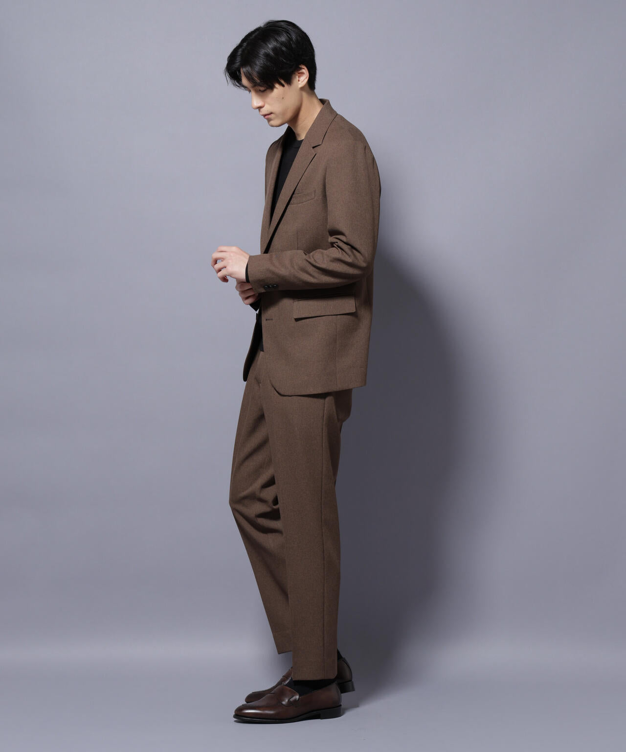 【大人気セットアップ】「Damerino」LANATEC(R) メランジツイルセットアップ 6685218209