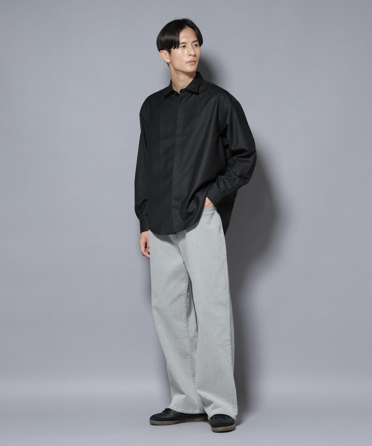 「Gavante」 ドライギャバレギュラーカラーシャツ 6685220207