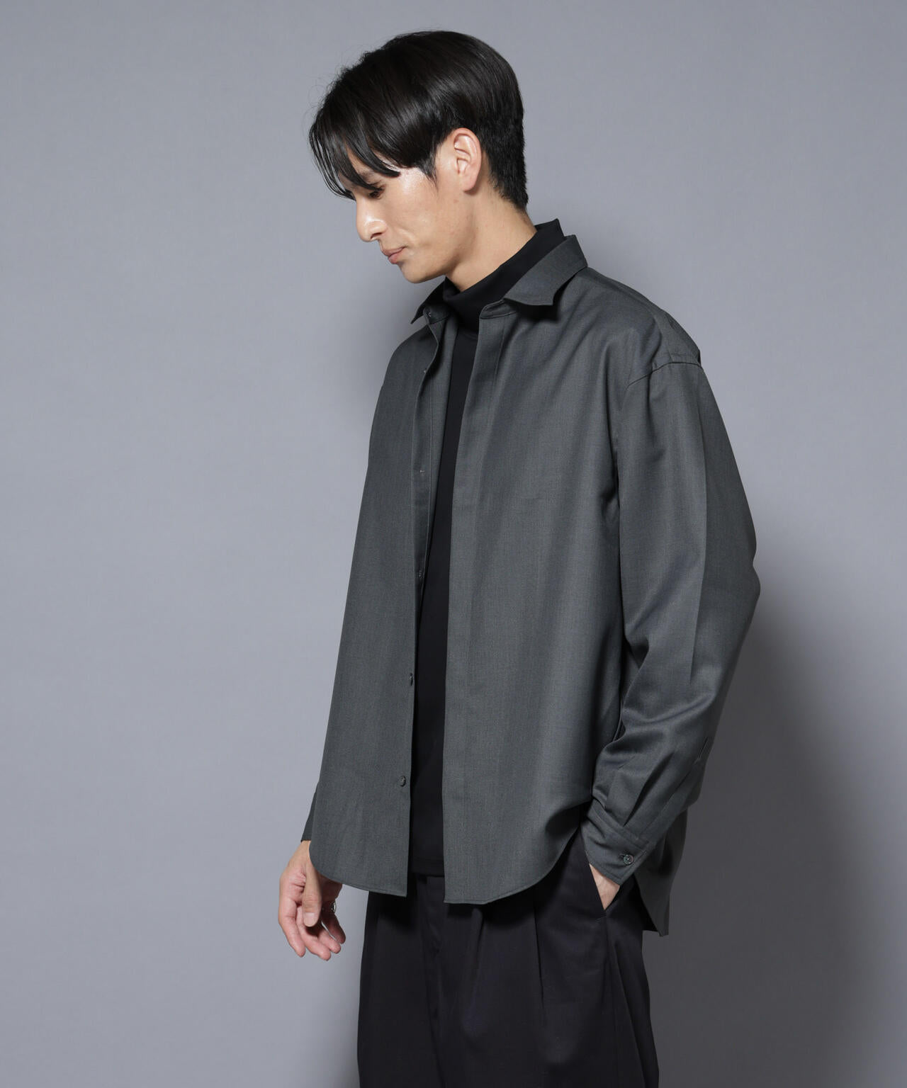 「Gavante」 ドライギャバレギュラーカラーシャツ 6685220207