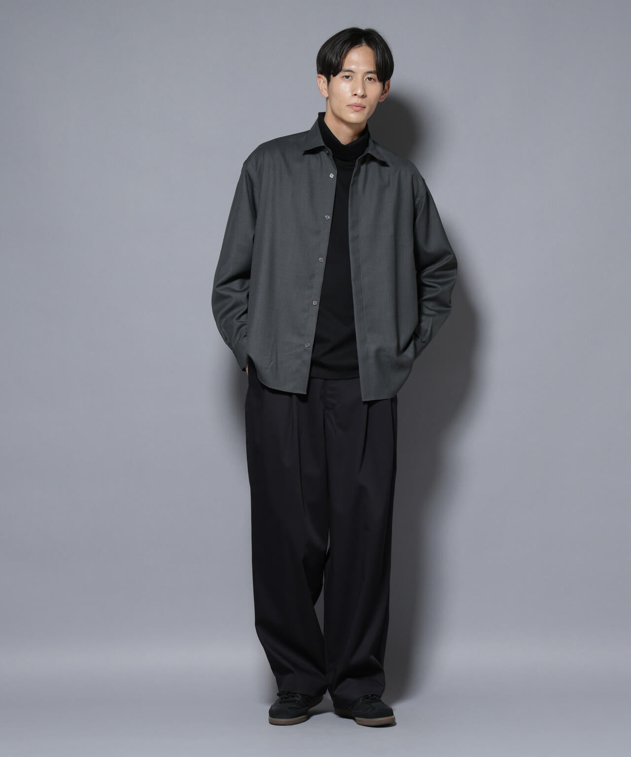 「Gavante」 ドライギャバレギュラーカラーシャツ 6685220207