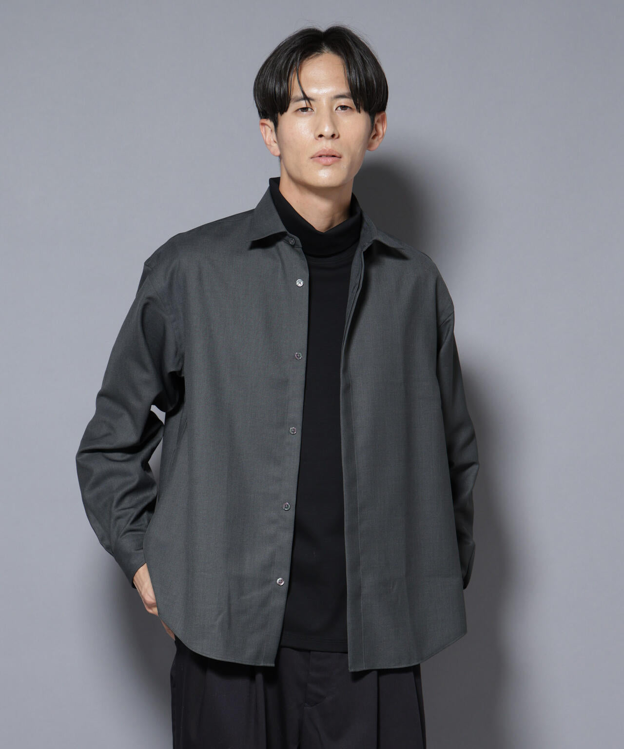 「Gavante」 ドライギャバレギュラーカラーシャツ 6685220207