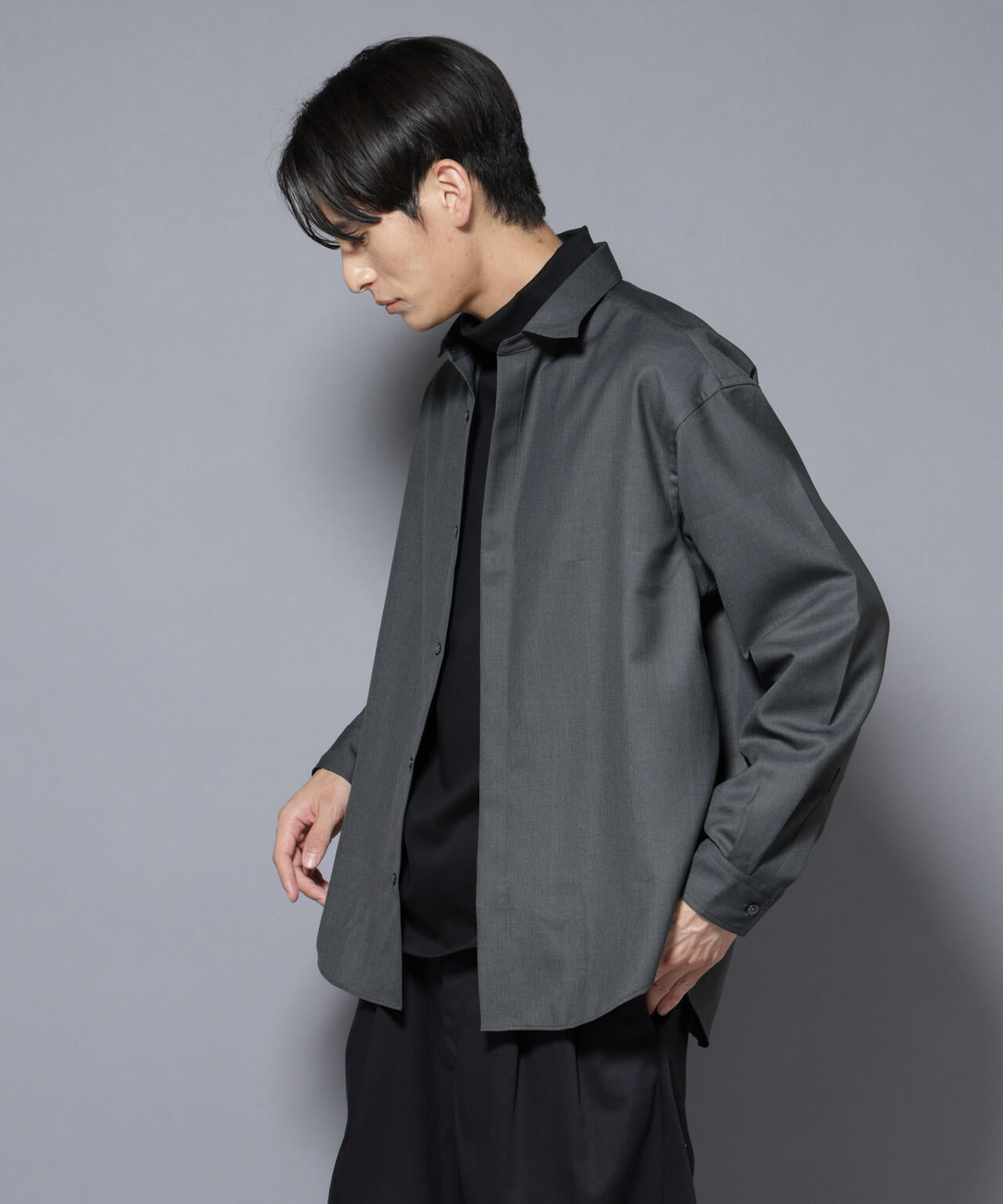 「Gavante」 ドライギャバレギュラーカラーシャツ 6685220207