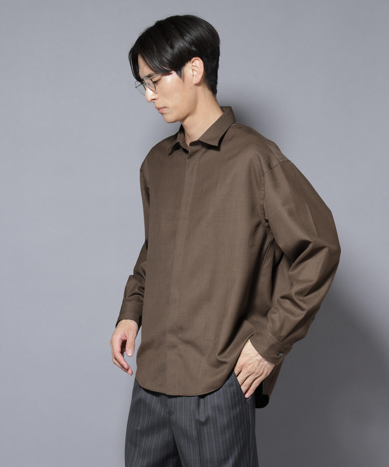 「Gavante」 ドライギャバレギュラーカラーシャツ 6685220207