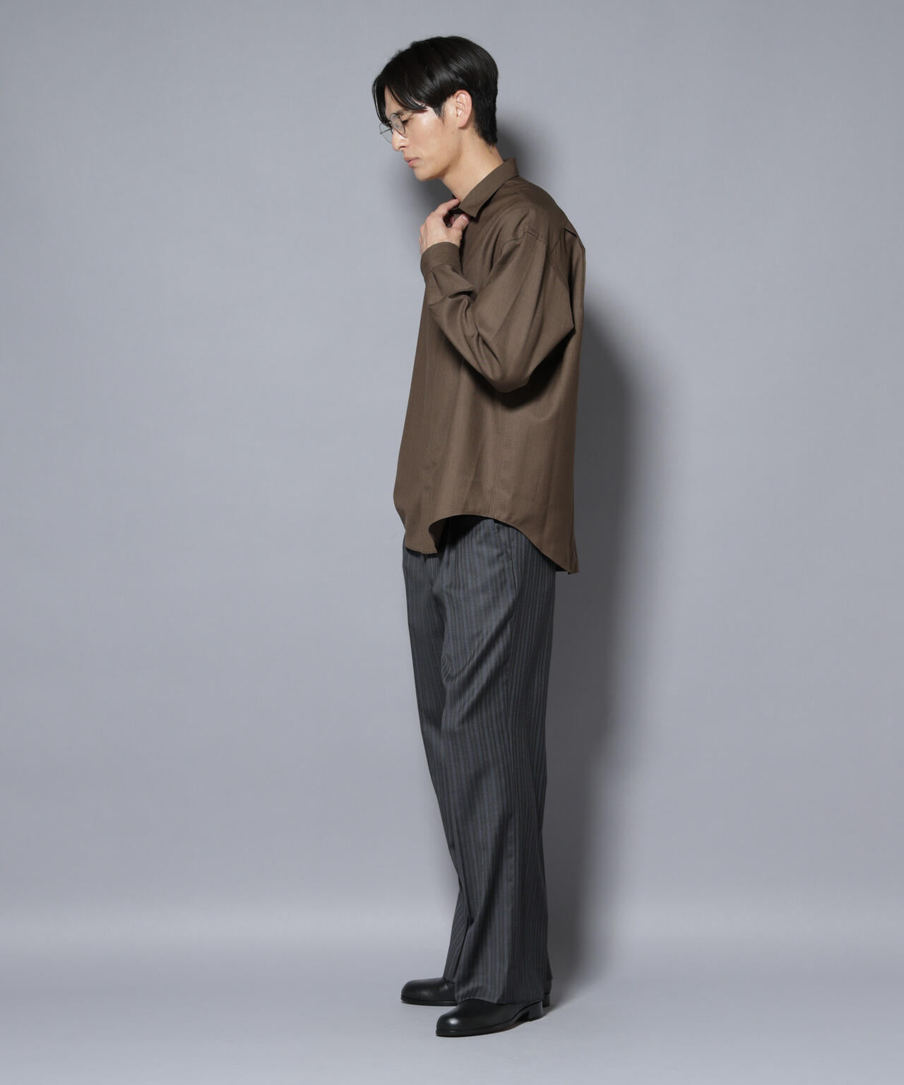 「Gavante」 ドライギャバレギュラーカラーシャツ 6685220207