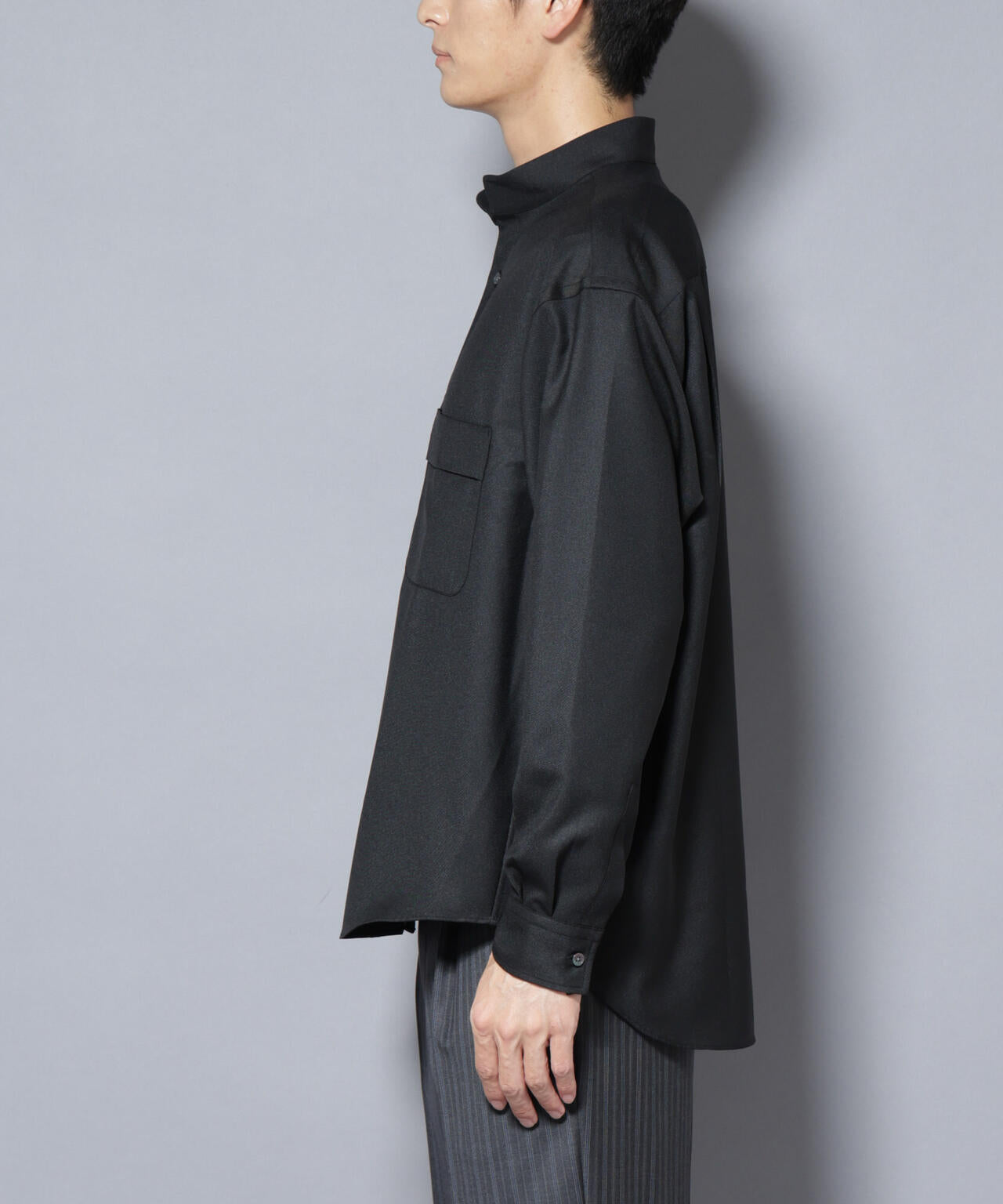 「Gavante」 ドライギャバスタンドカラーシャツ 6685220208