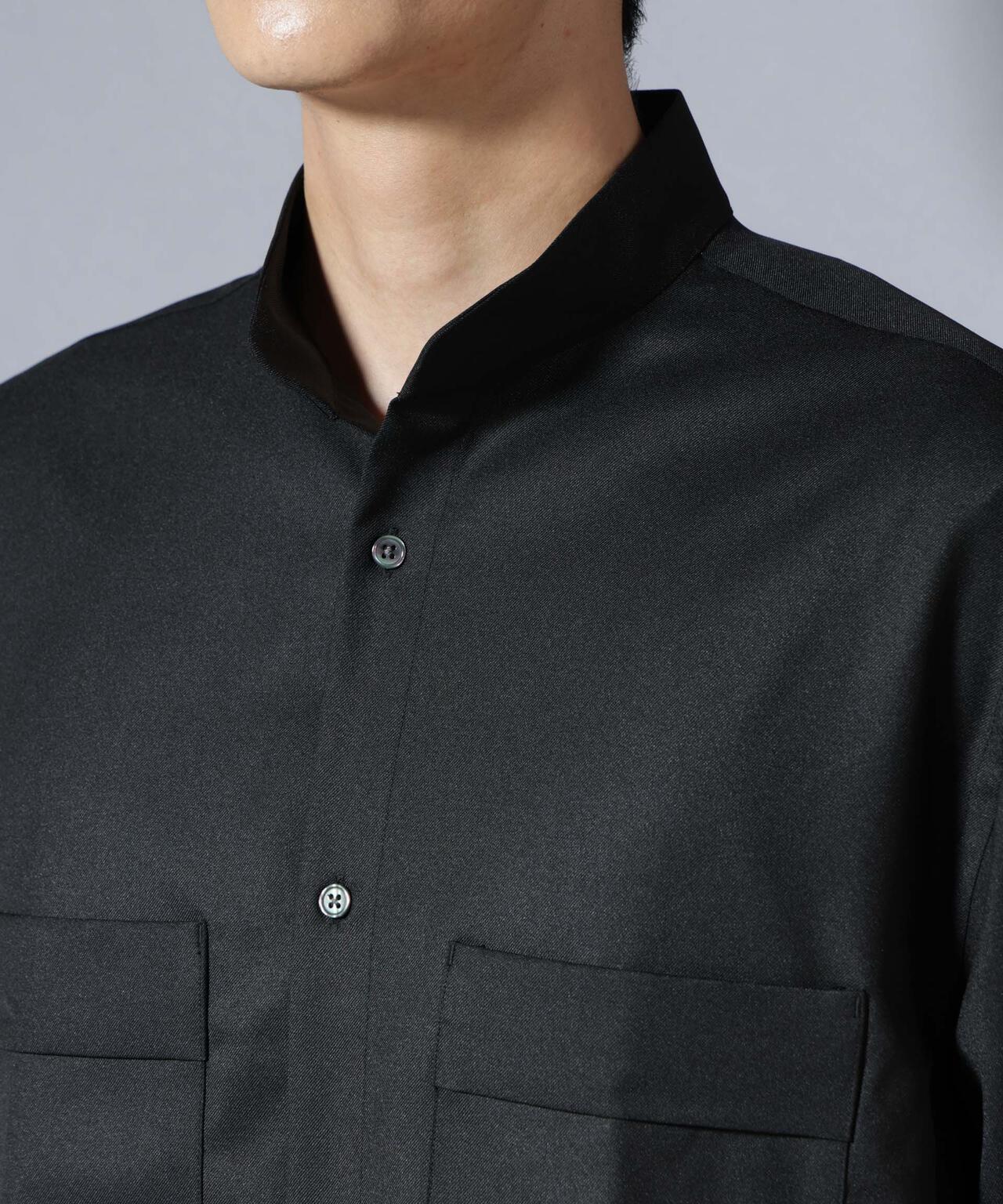 「Gavante」 ドライギャバスタンドカラーシャツ 6685220208