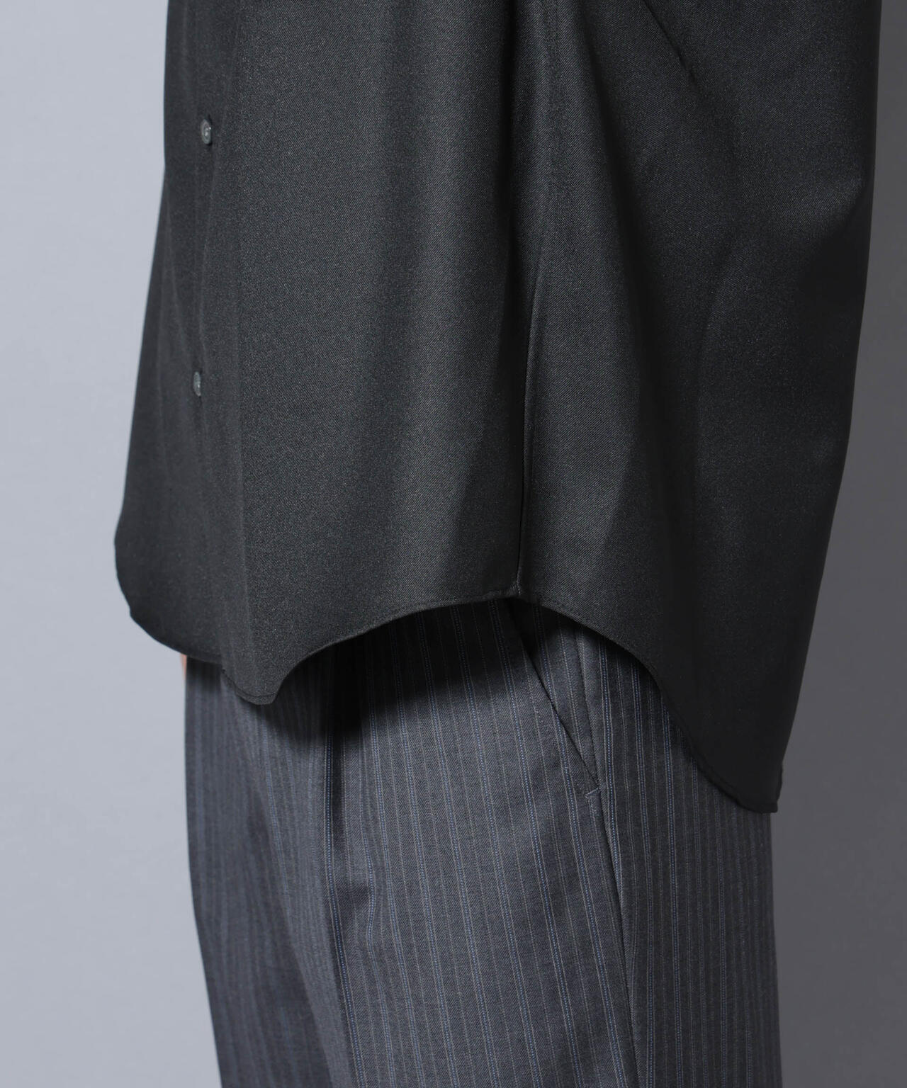 「Gavante」 ドライギャバスタンドカラーシャツ 6685220208