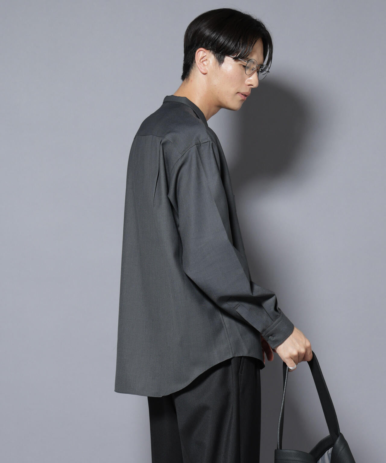 「Gavante」 ドライギャバスタンドカラーシャツ 6685220208