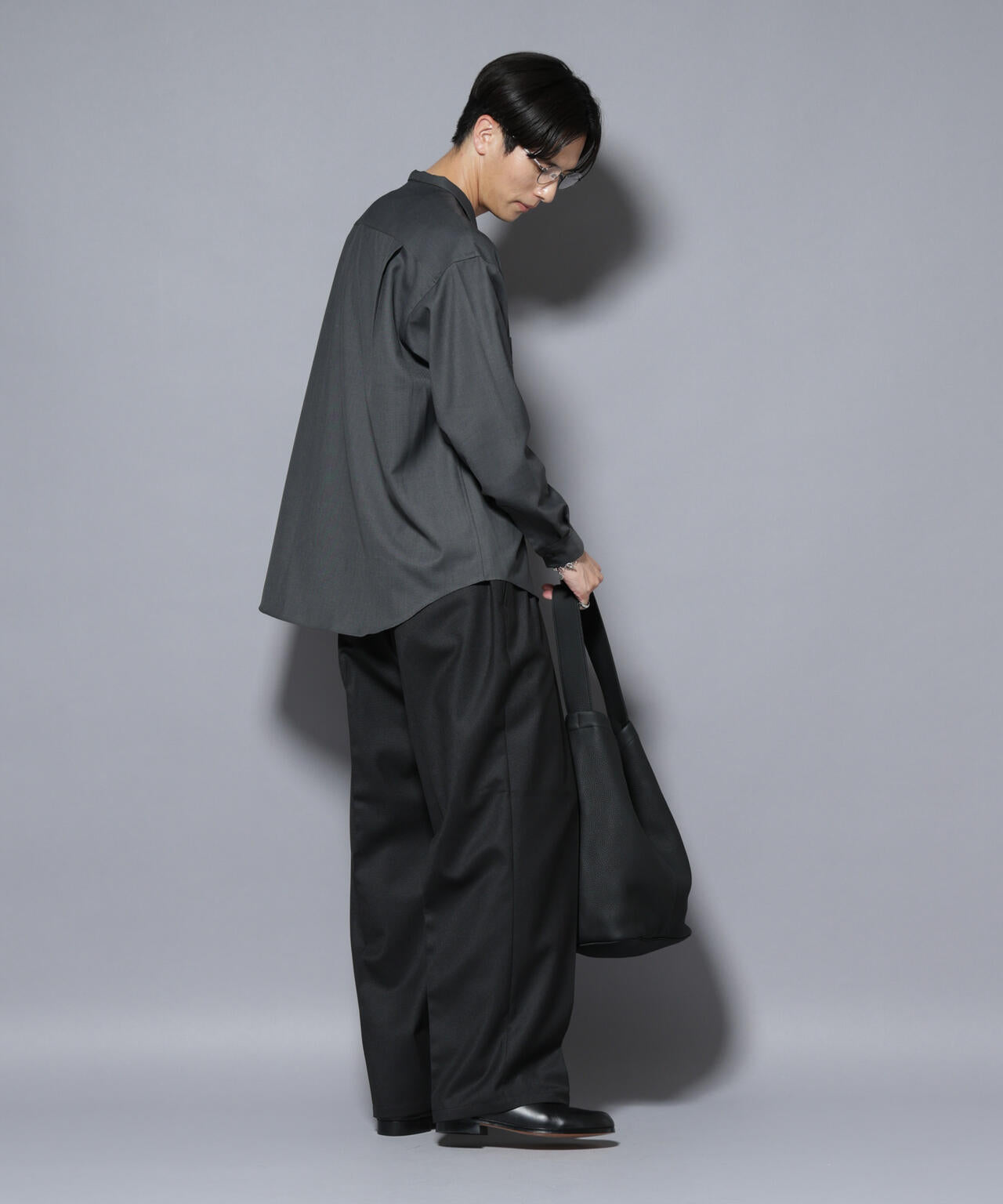 「Gavante」 ドライギャバスタンドカラーシャツ 6685220208