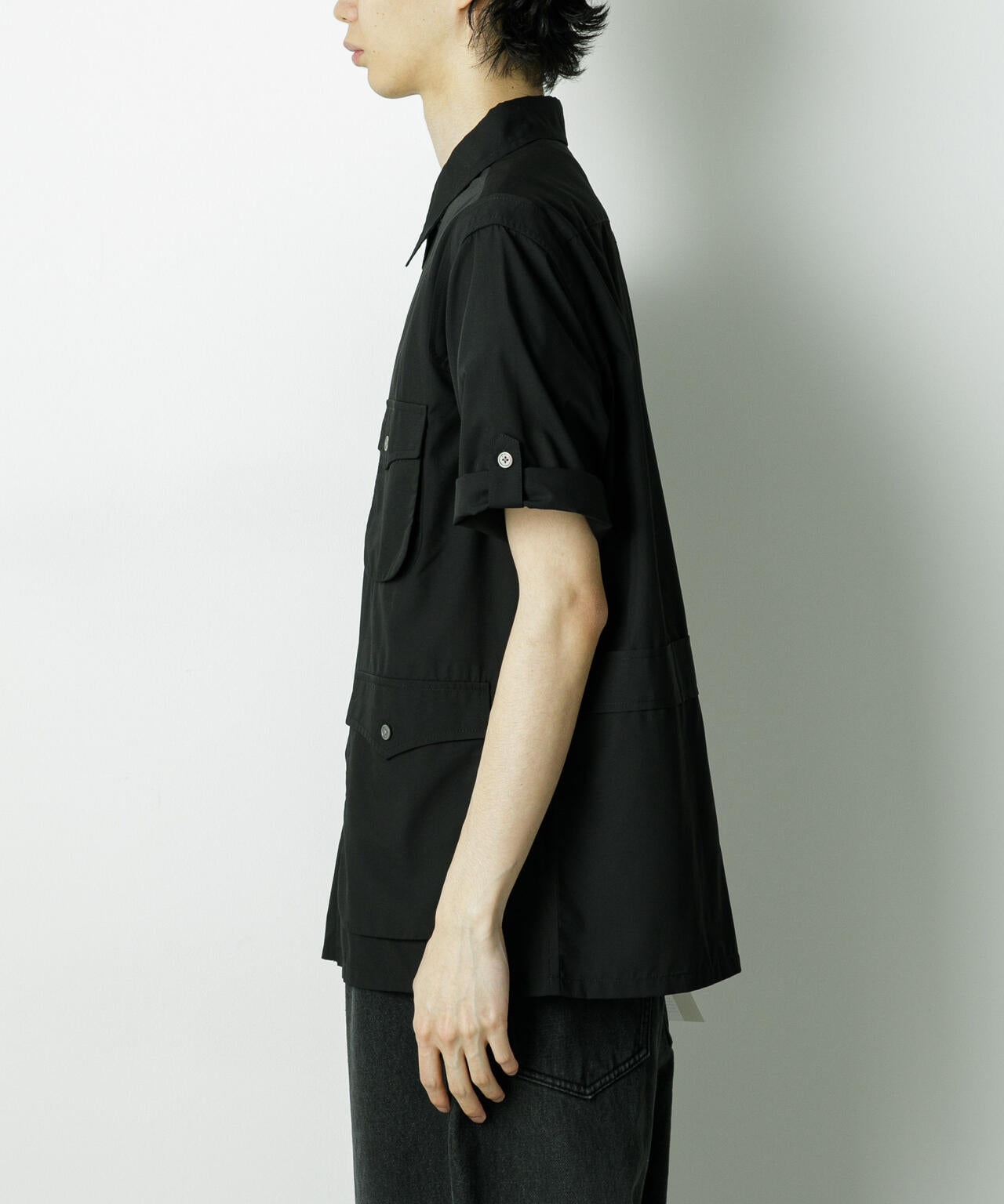 「HOTEL PALACE」TRポプリンサファリシャツ 6685220211