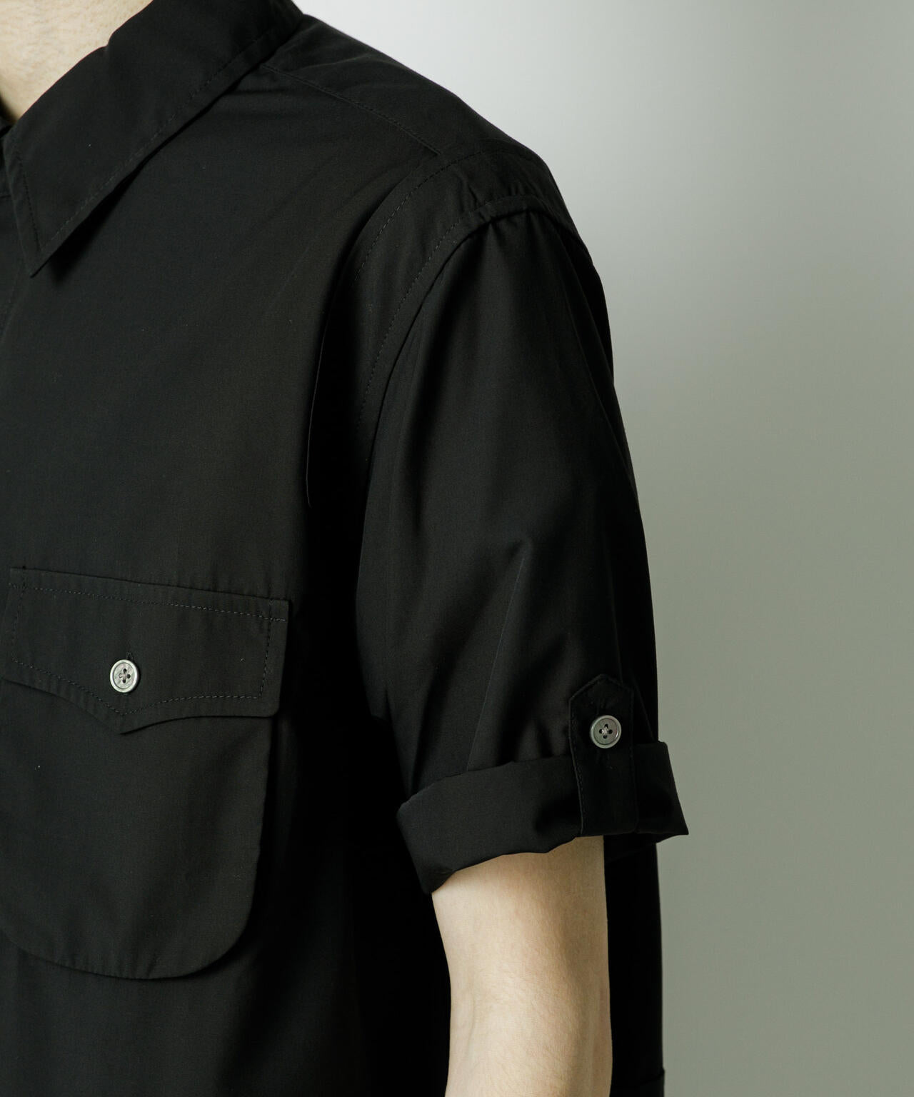 「HOTEL PALACE」TRポプリンサファリシャツ 6685220211