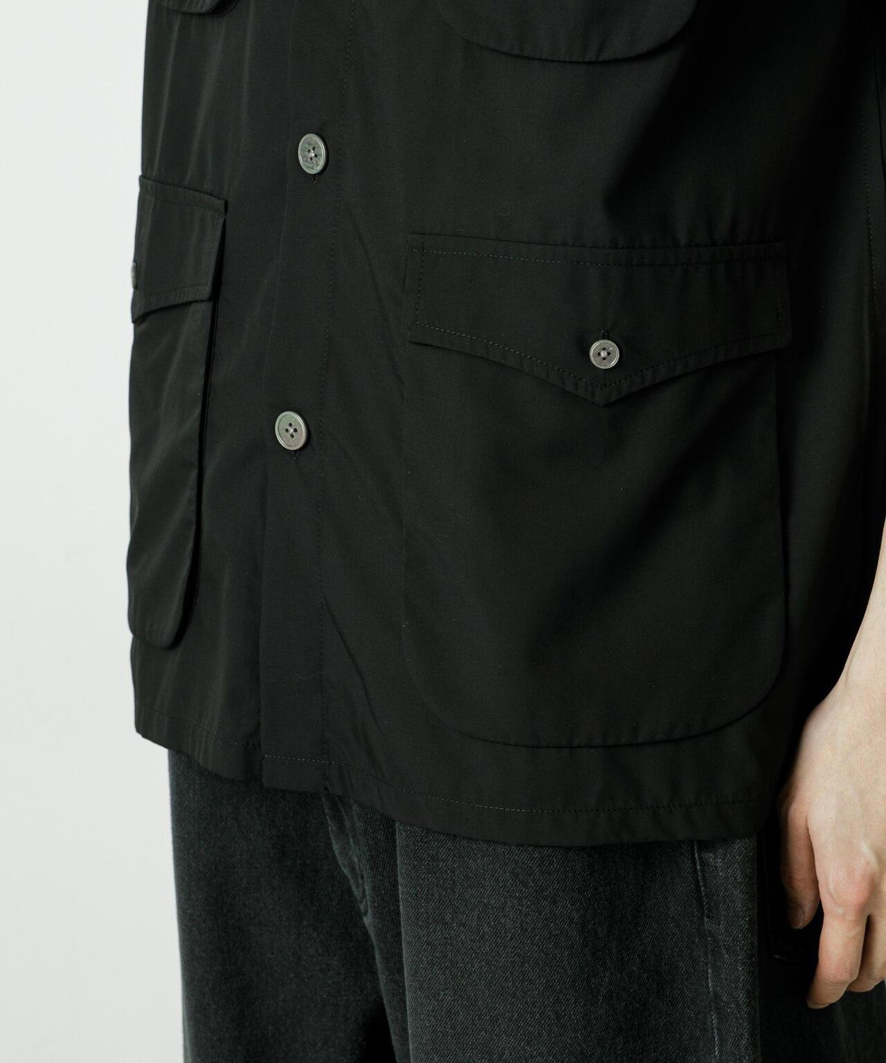 「HOTEL PALACE」TRポプリンサファリシャツ 6685220211