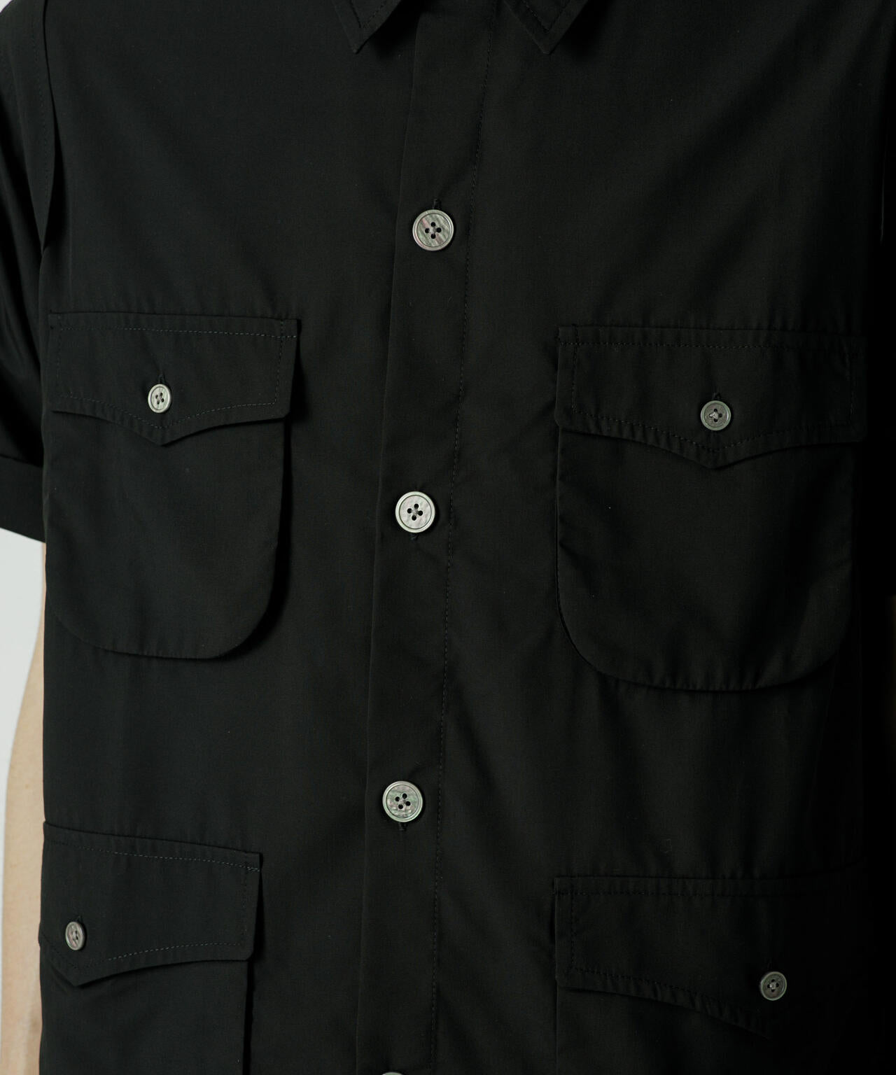 「HOTEL PALACE」TRポプリンサファリシャツ 6685220211