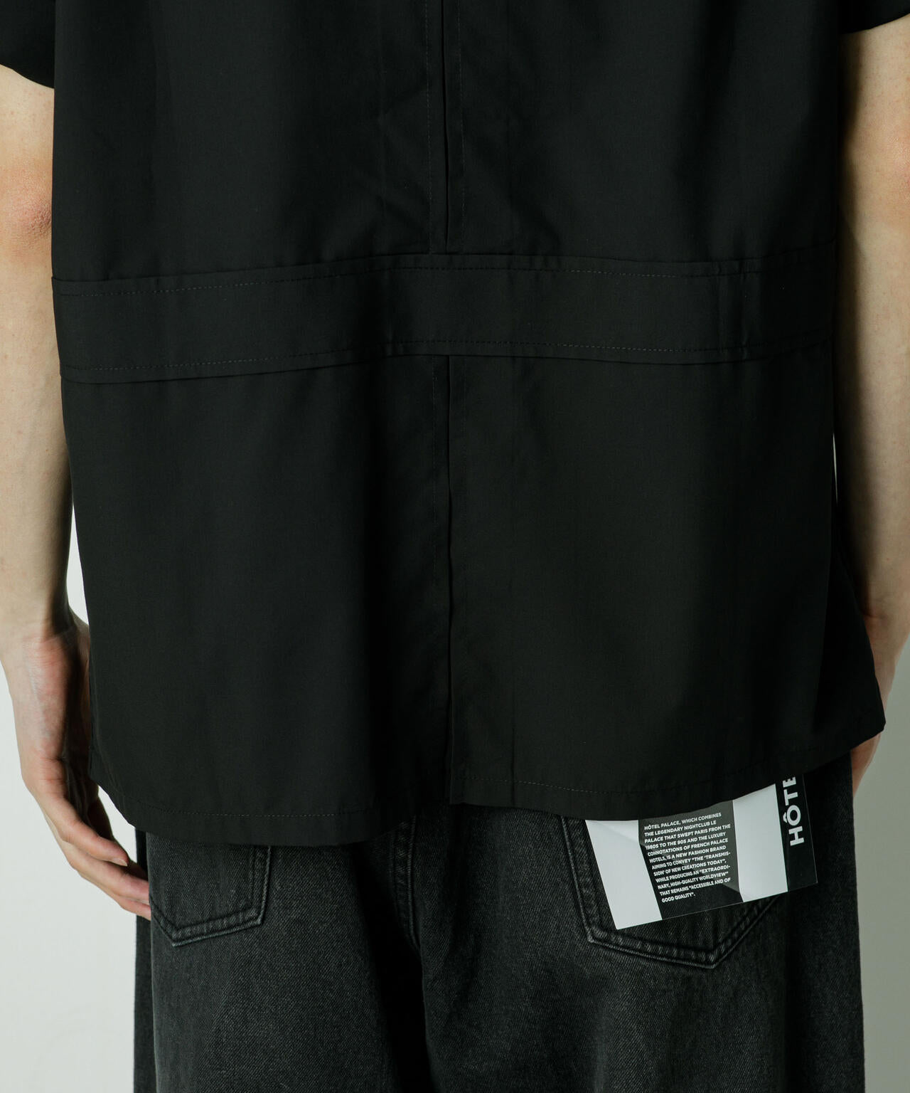 「HOTEL PALACE」TRポプリンサファリシャツ 6685220211