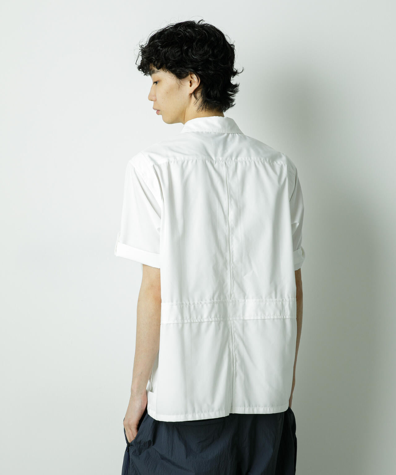 「HOTEL PALACE」TRポプリンサファリシャツ 6685220211