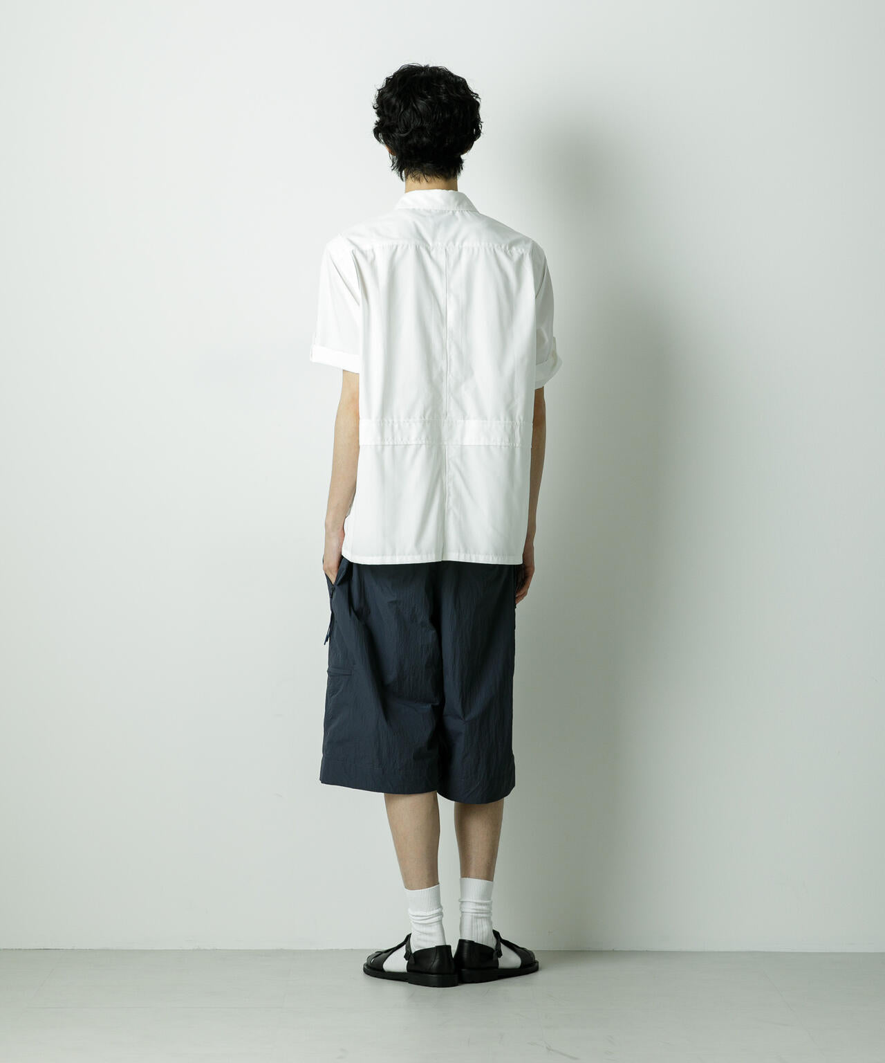 「HOTEL PALACE」TRポプリンサファリシャツ 6685220211