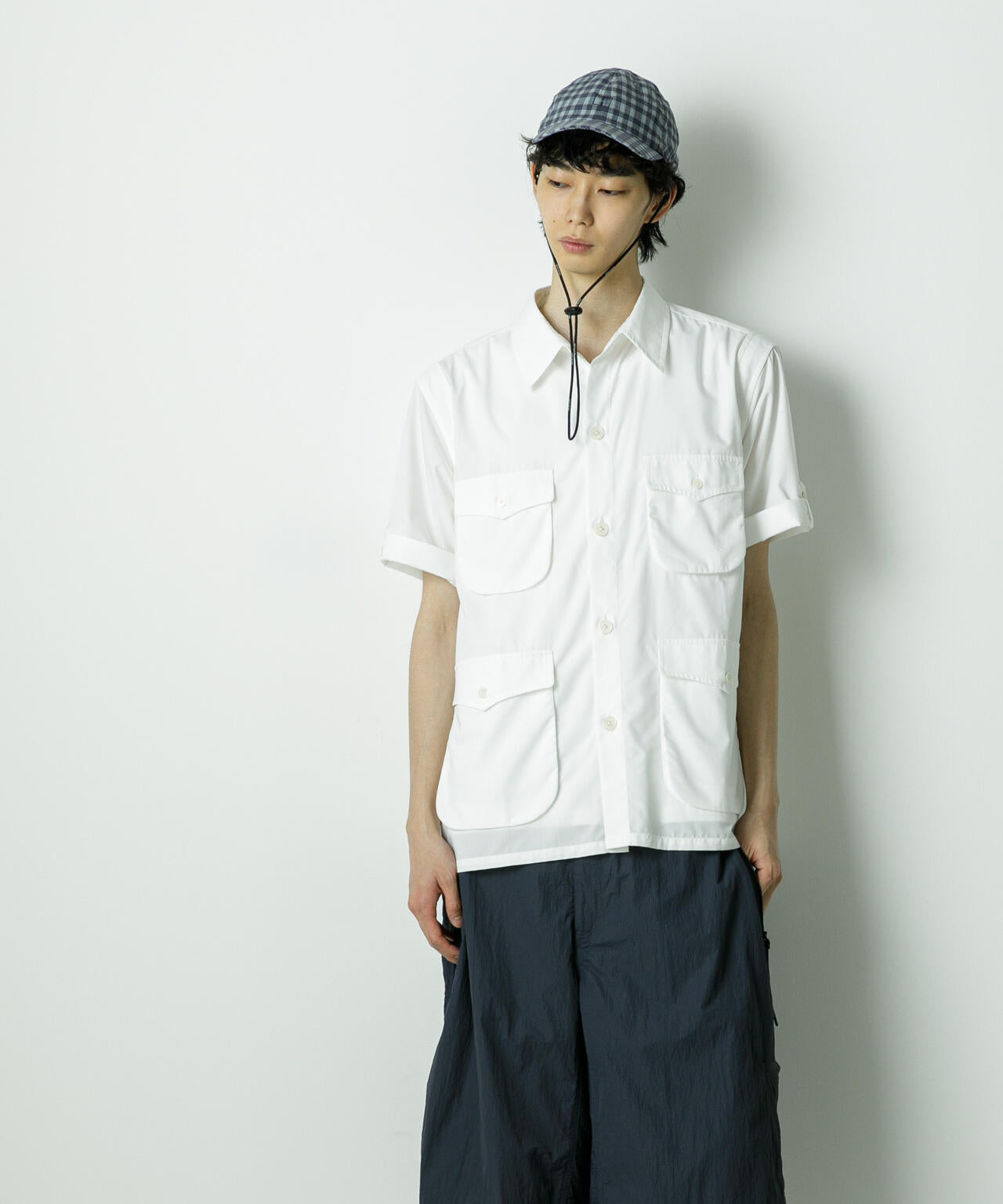 「HOTEL PALACE」TRポプリンサファリシャツ 6685220211