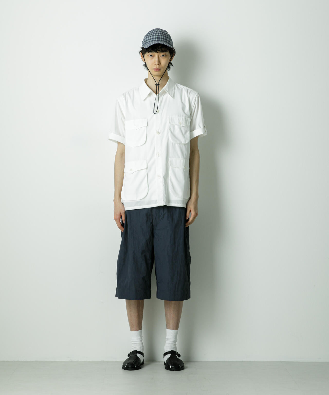 「HOTEL PALACE」TRポプリンサファリシャツ 6685220211