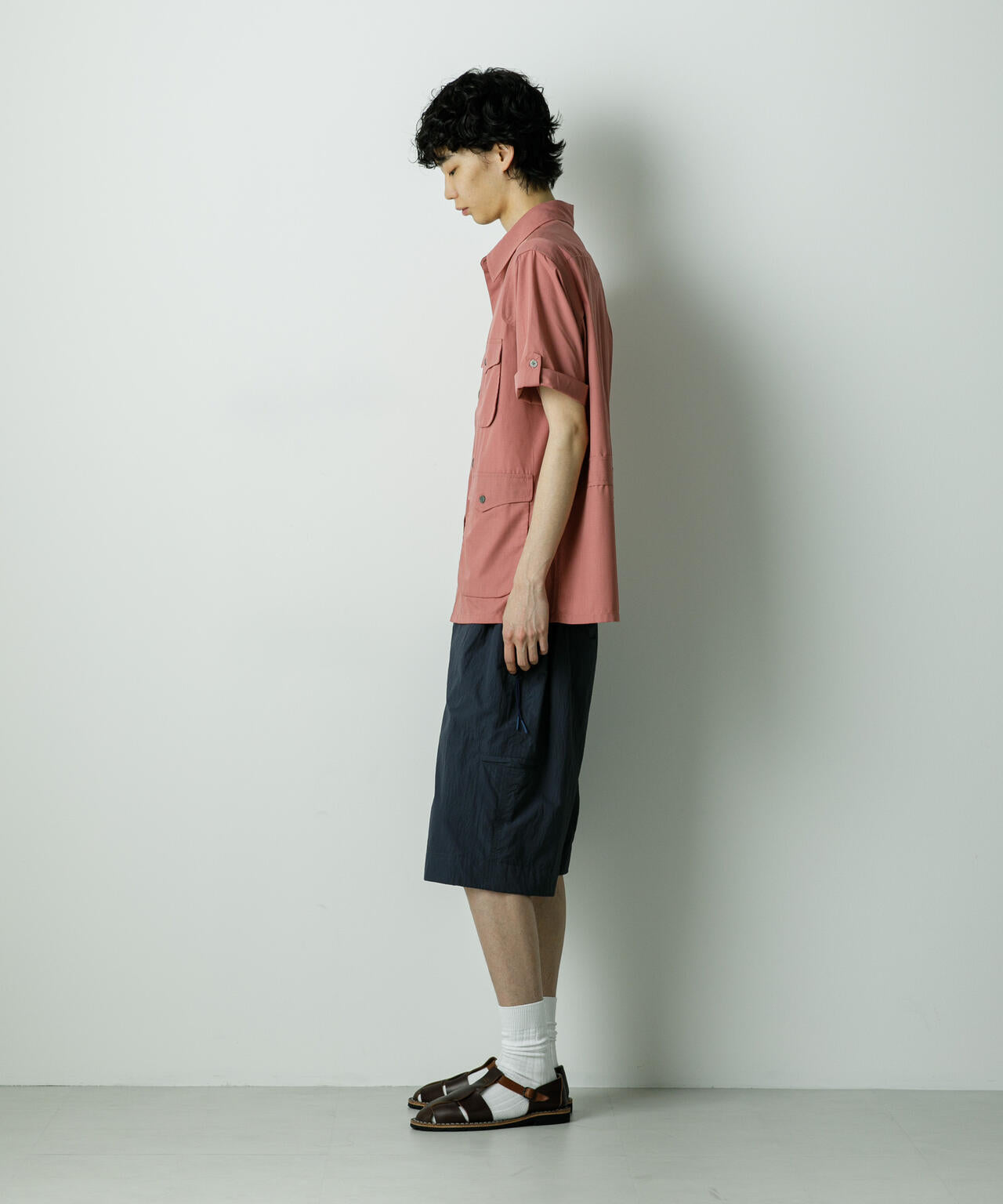 「HOTEL PALACE」TRポプリンサファリシャツ 6685220211