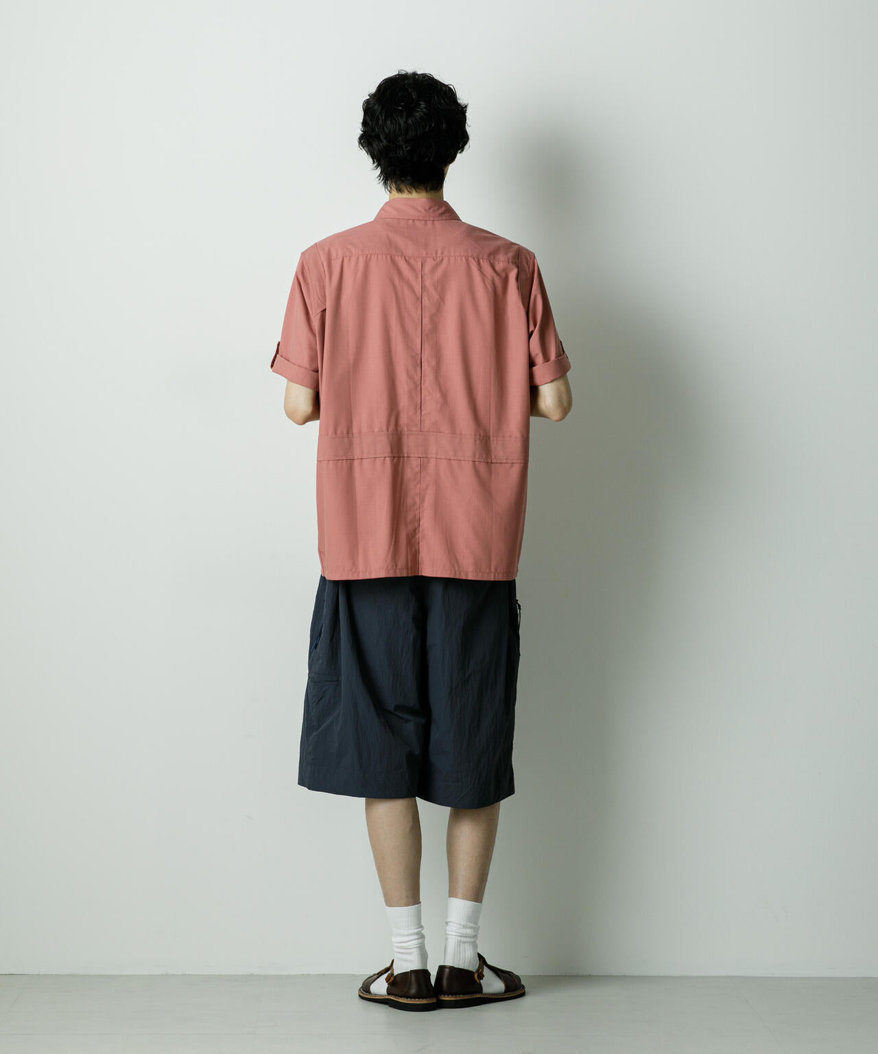 「HOTEL PALACE」TRポプリンサファリシャツ 6685220211