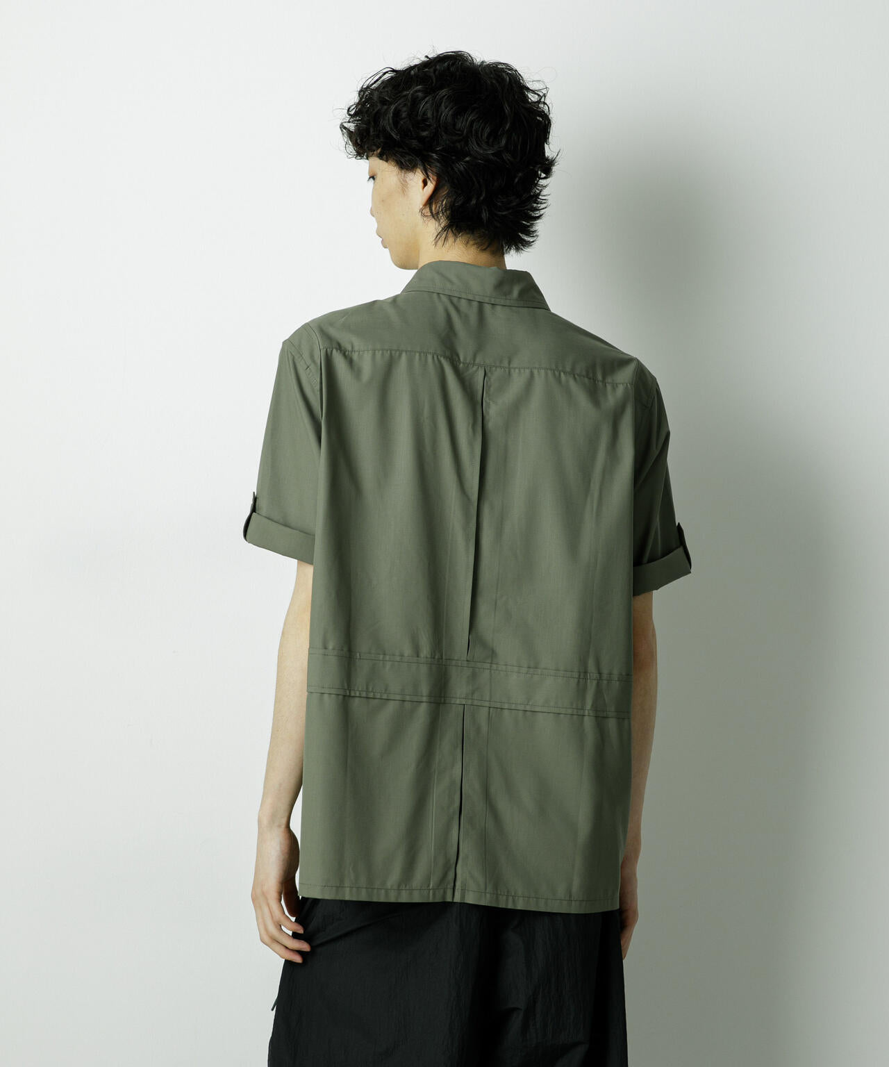 「HOTEL PALACE」TRポプリンサファリシャツ 6685220211