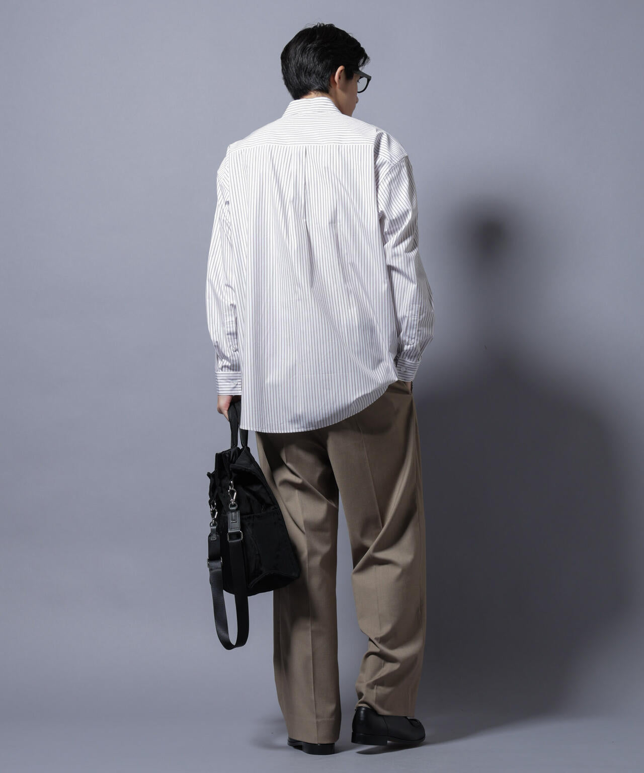 「SIDOGRAS-VENICE」 オルタネイトストライプシャツ 6685220216