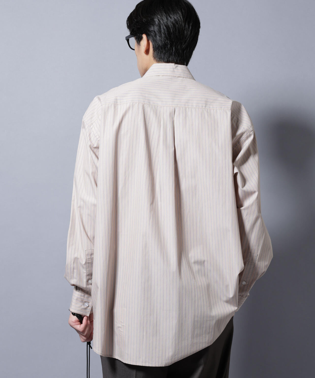 「SIDOGRAS-VENICE」 オルタネイトストライプシャツ 6685220216