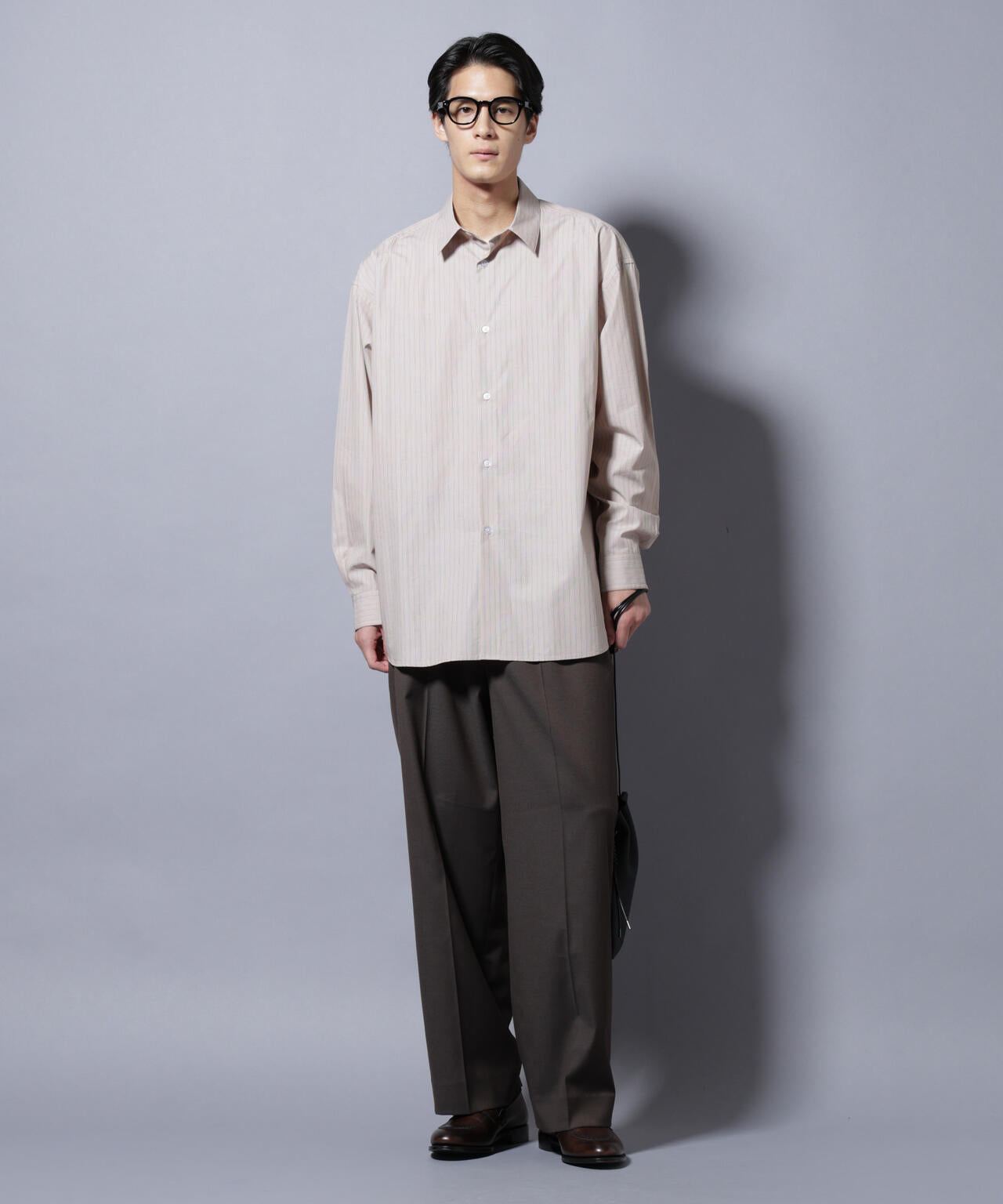 「SIDOGRAS-VENICE」 オルタネイトストライプシャツ 6685220216