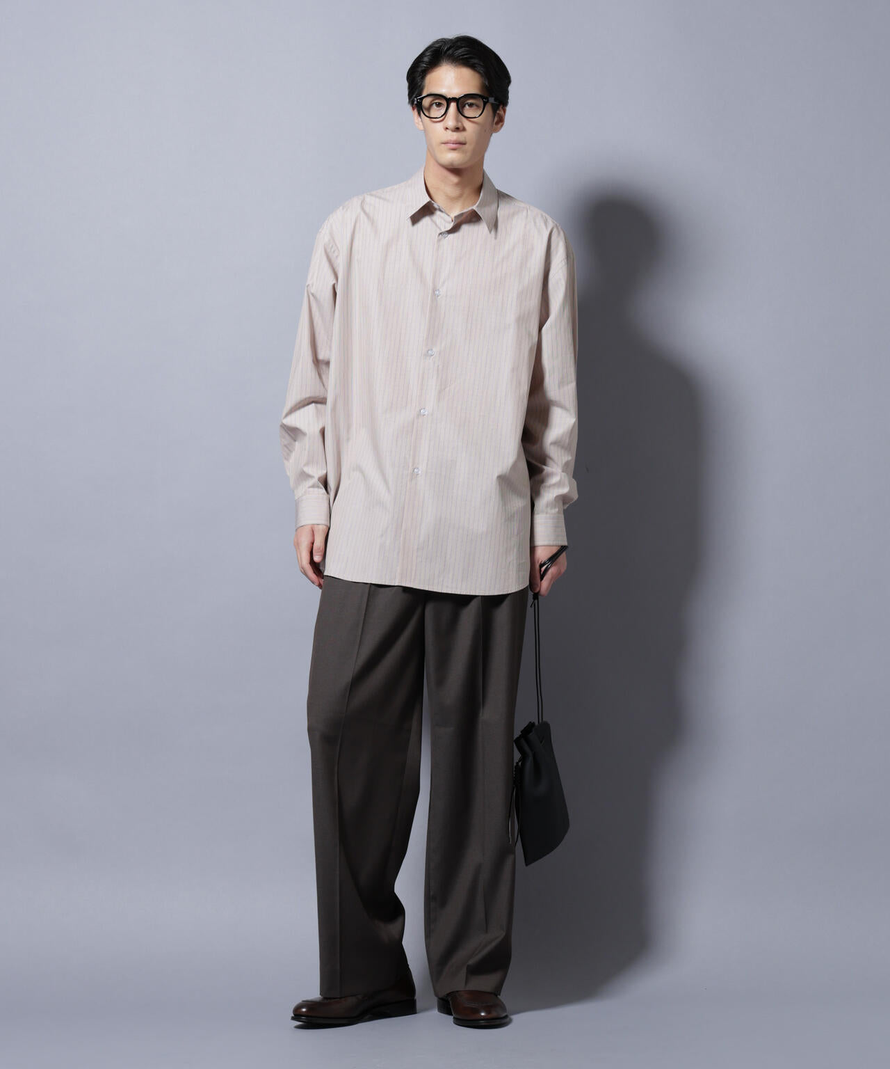 「SIDOGRAS-VENICE」 オルタネイトストライプシャツ 6685220216