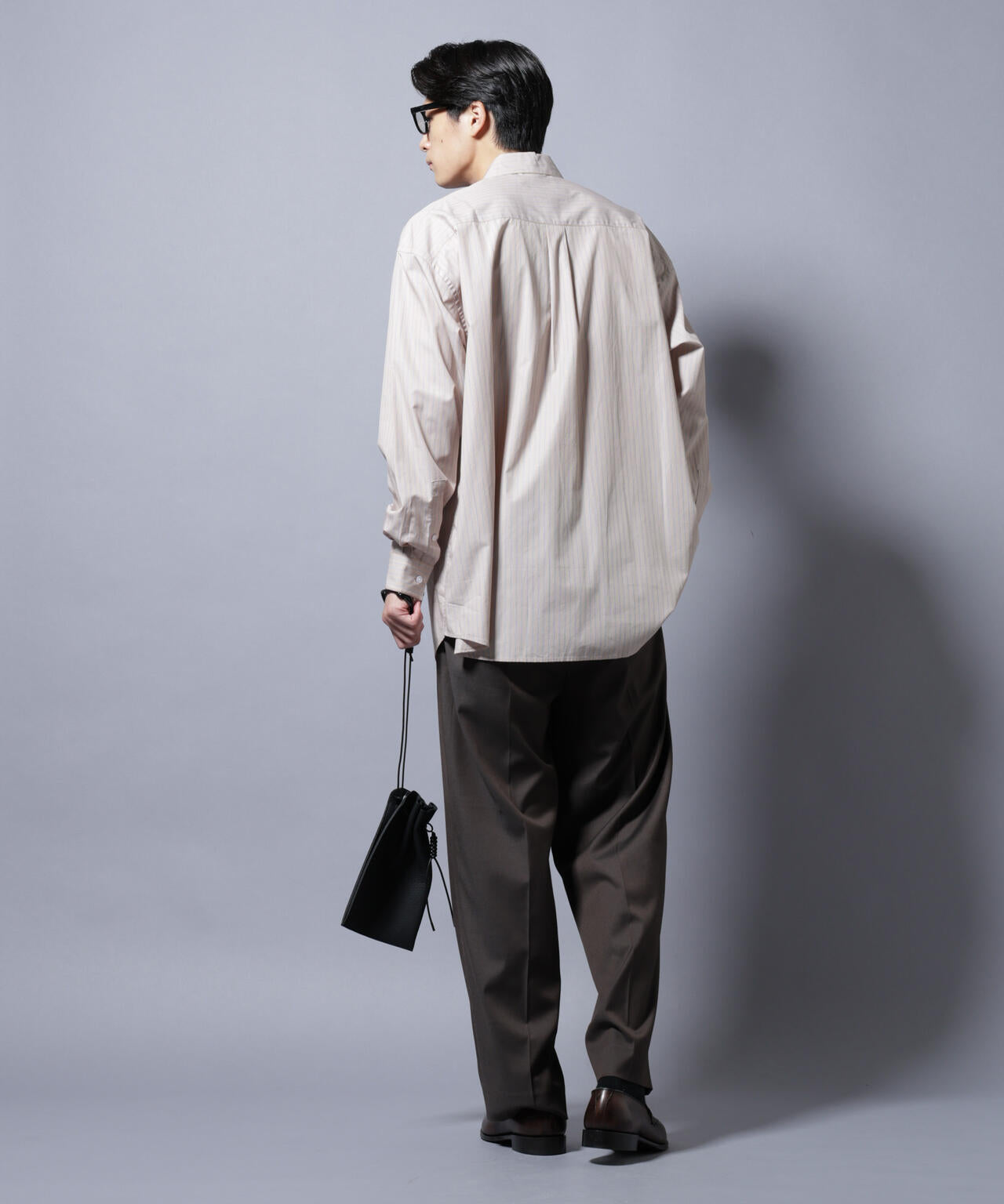 「SIDOGRAS-VENICE」 オルタネイトストライプシャツ 6685220216