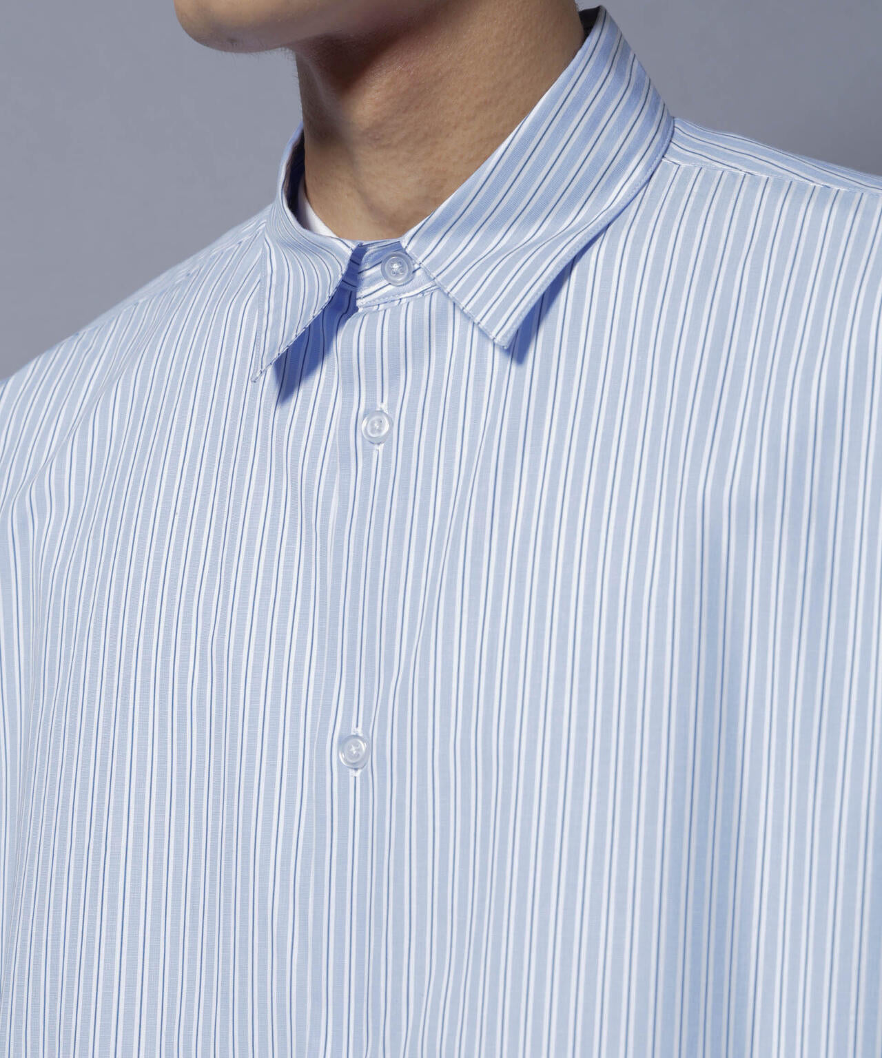 「SIDOGRAS-VENICE」 オルタネイトストライプシャツ 6685220216