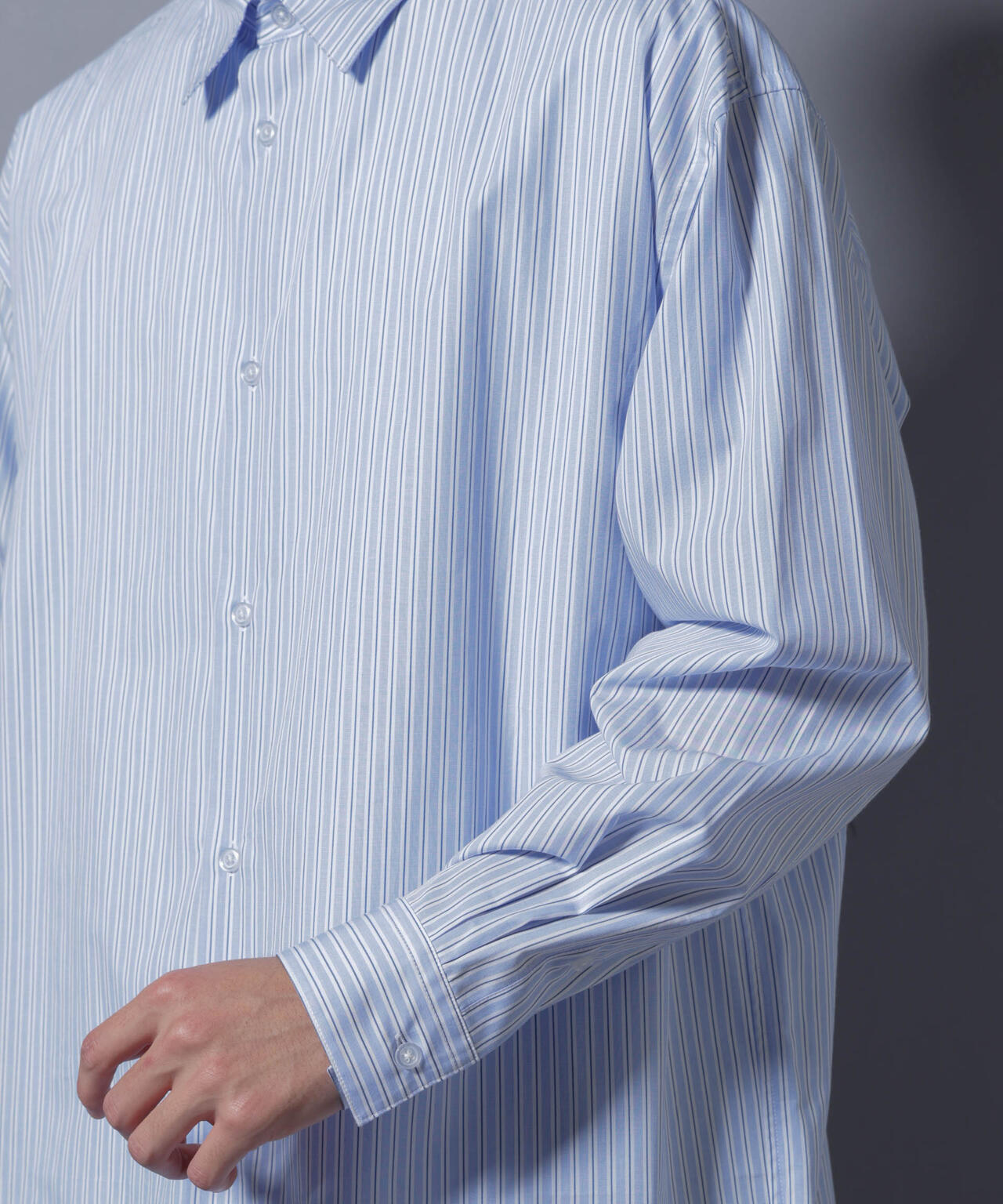 「SIDOGRAS-VENICE」 オルタネイトストライプシャツ 6685220216