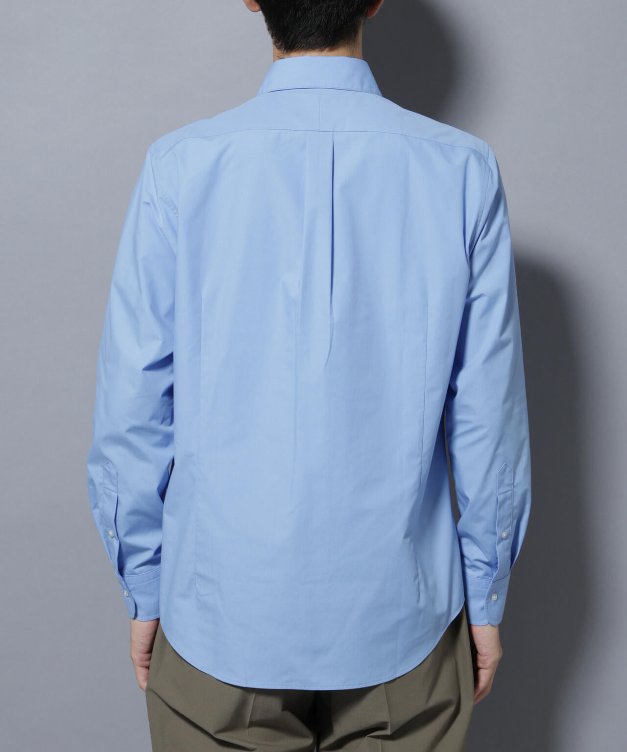 「N shirt」Anti Soaked(R)汗染み防止ホリゾンタルカラーシャツ長袖 6685220219