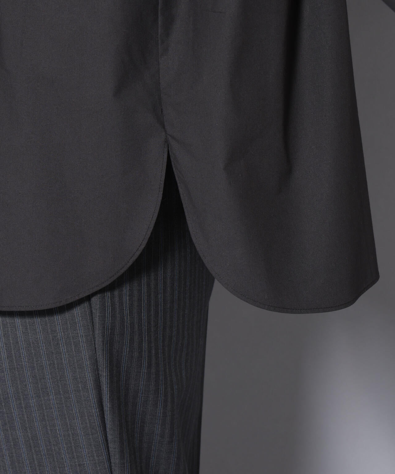 「ASSEMBLANC」シルク混ブザムシャツ 6685220223