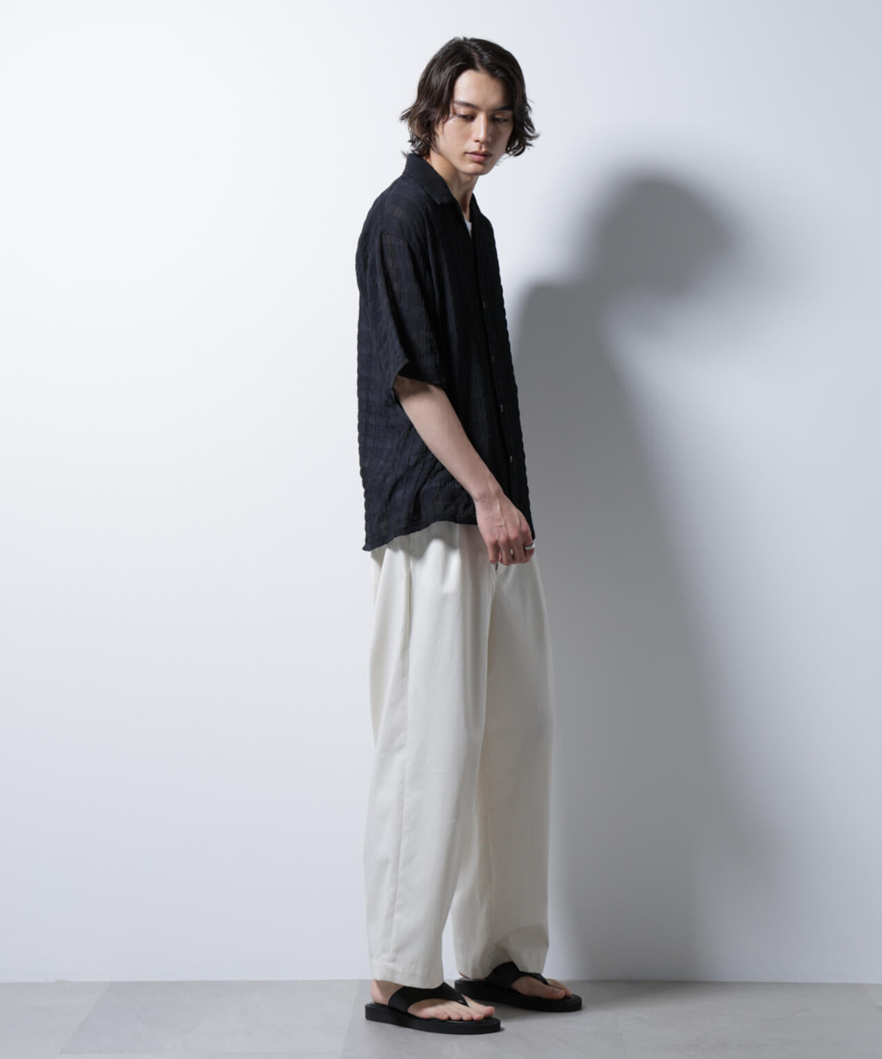 シースルーチェックシャツ 6685221201