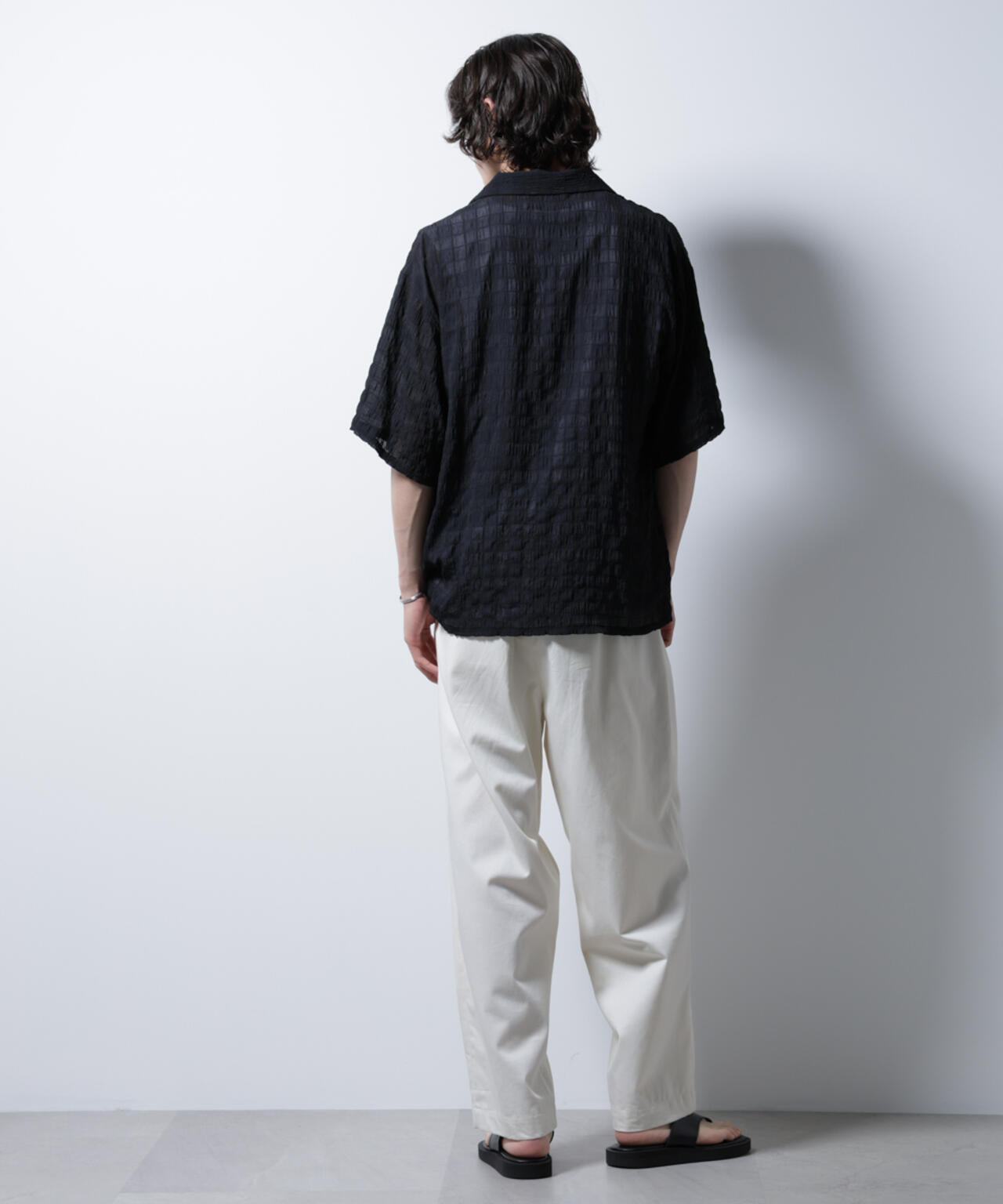シースルーチェックシャツ 6685221201