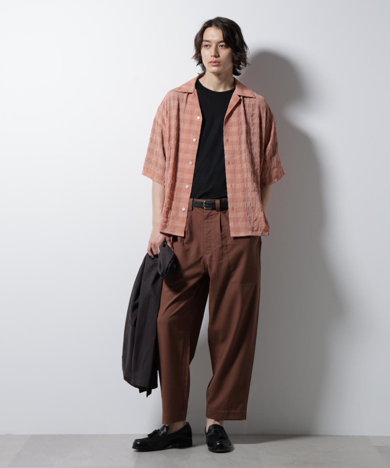 シースルーチェックシャツ 6685221201