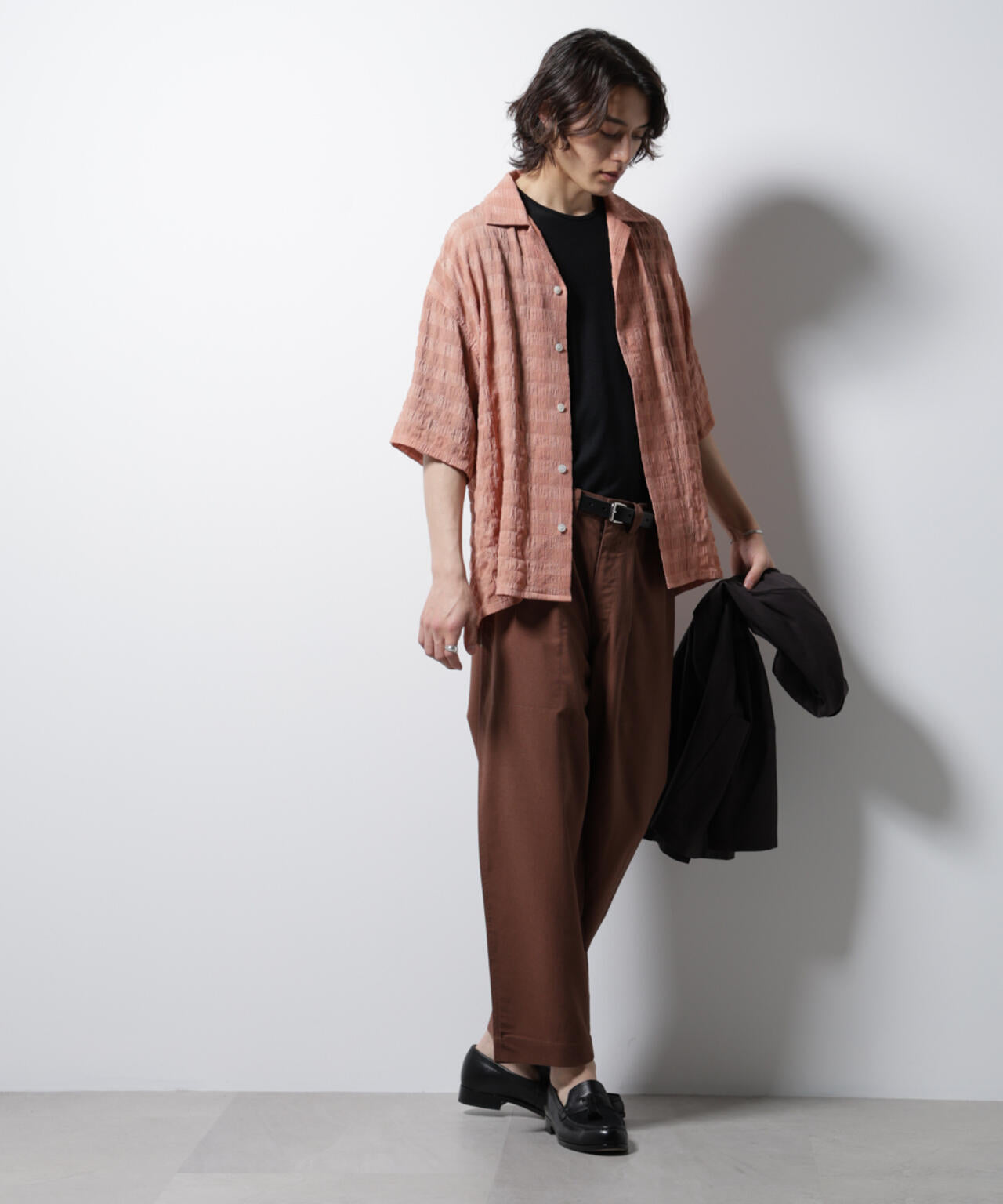 シースルーチェックシャツ 6685221201