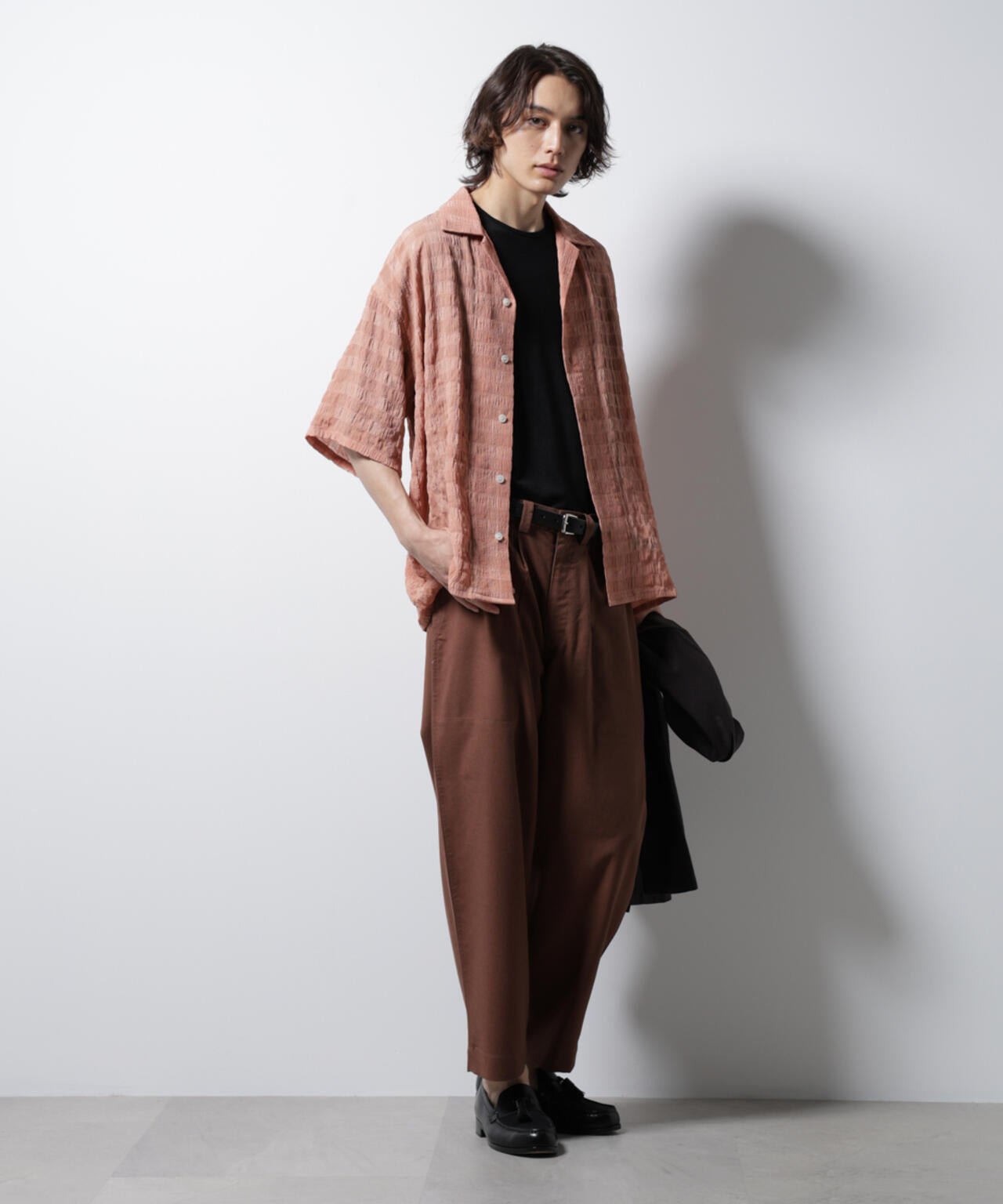 シースルーチェックシャツ 6685221201