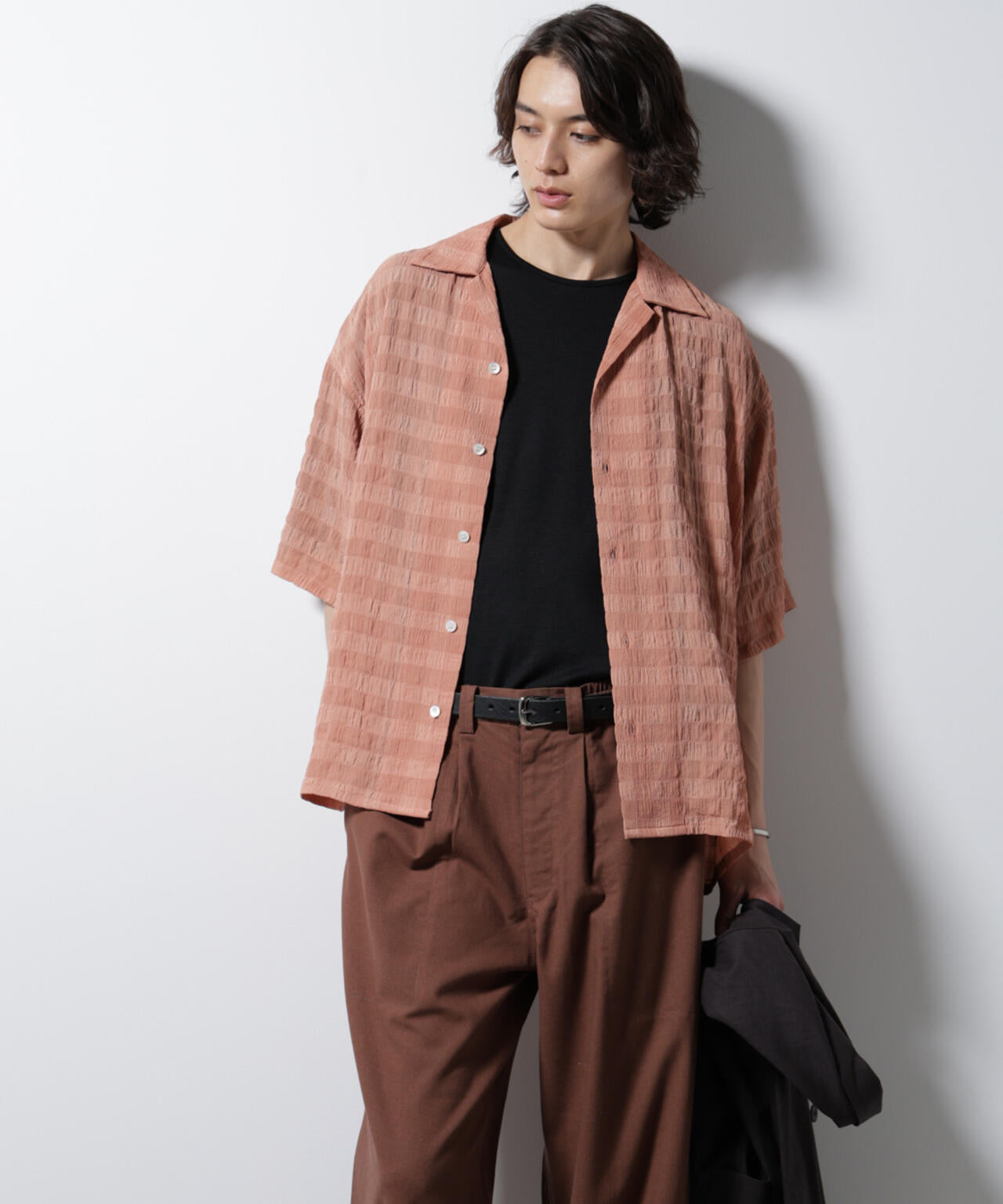 シースルーチェックシャツ 6685221201