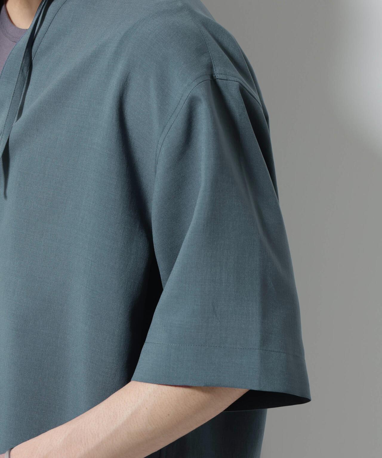 メランジドライプルオーバーシャツ(セットアップ可) 6685221203