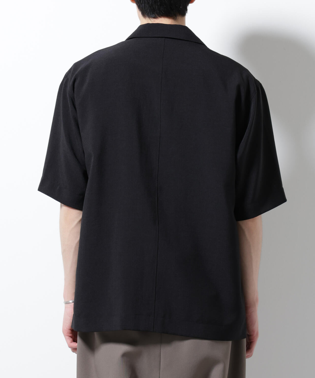 メランジドライシャツジャケット 半袖(セットアップ可) 6685221205